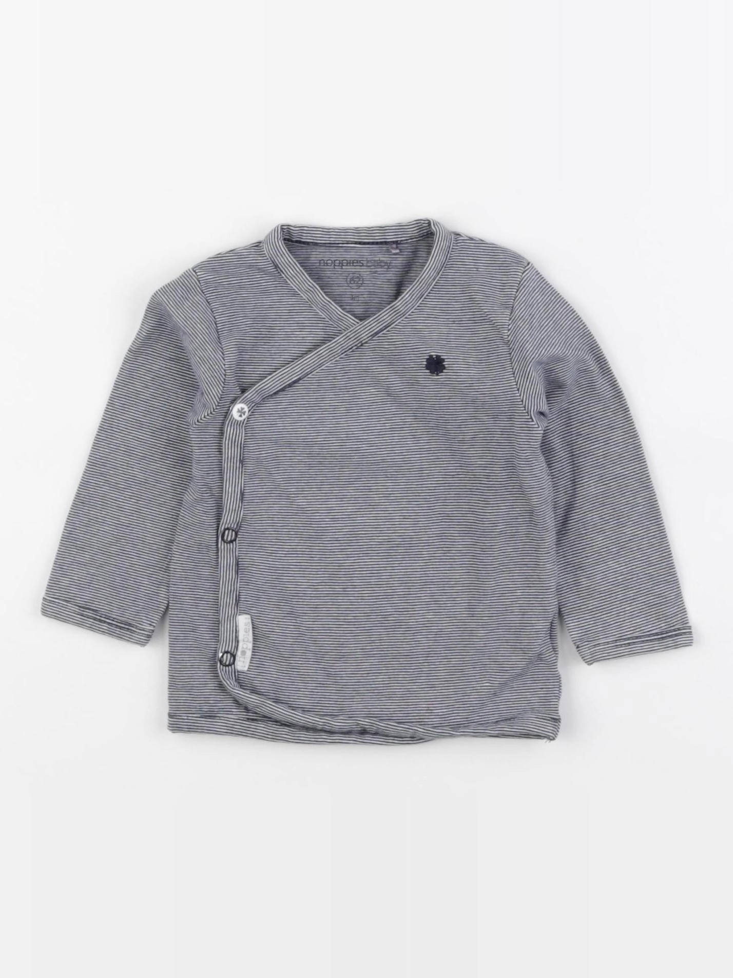 Noppies - tee-shirt bleu - 3/6 mois