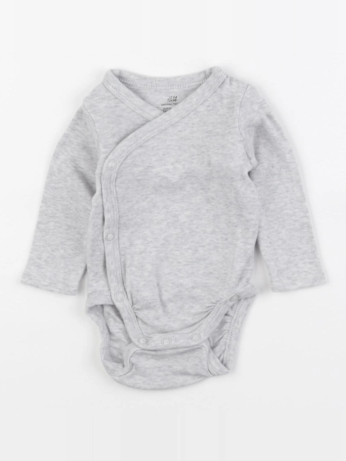 H&M - body gris - 1 mois