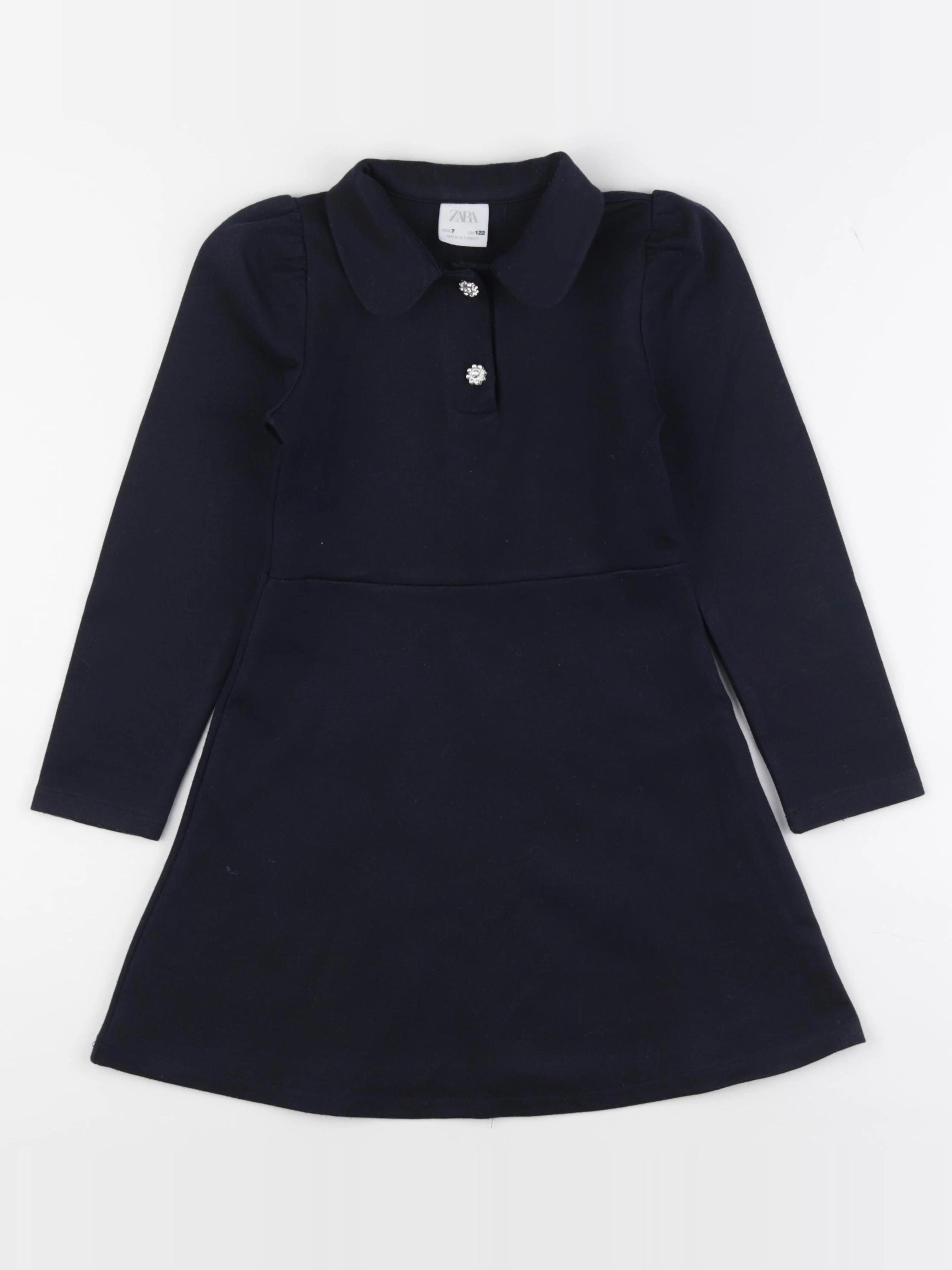 Zara - robe bleu - 7 ans