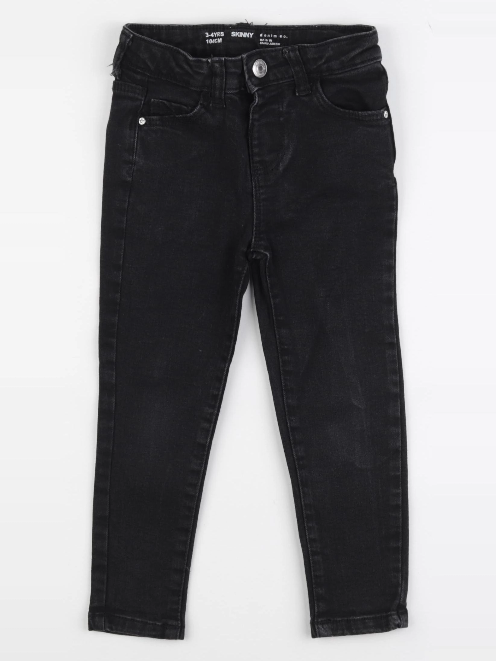 Vertbaudet - jean noir - 3/4 ans