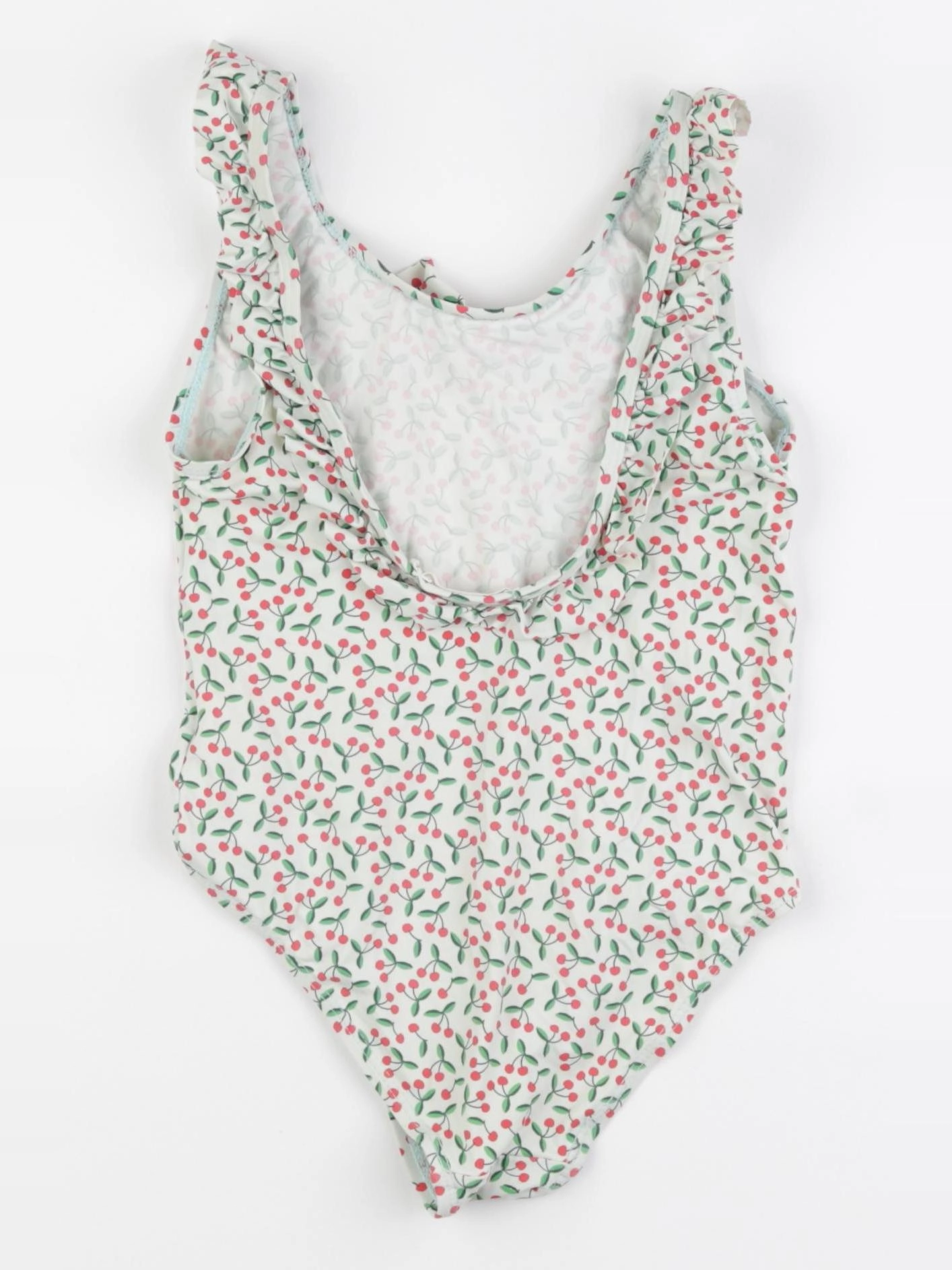 Monoprix - maillot de bain vert, rouge - 6 ans