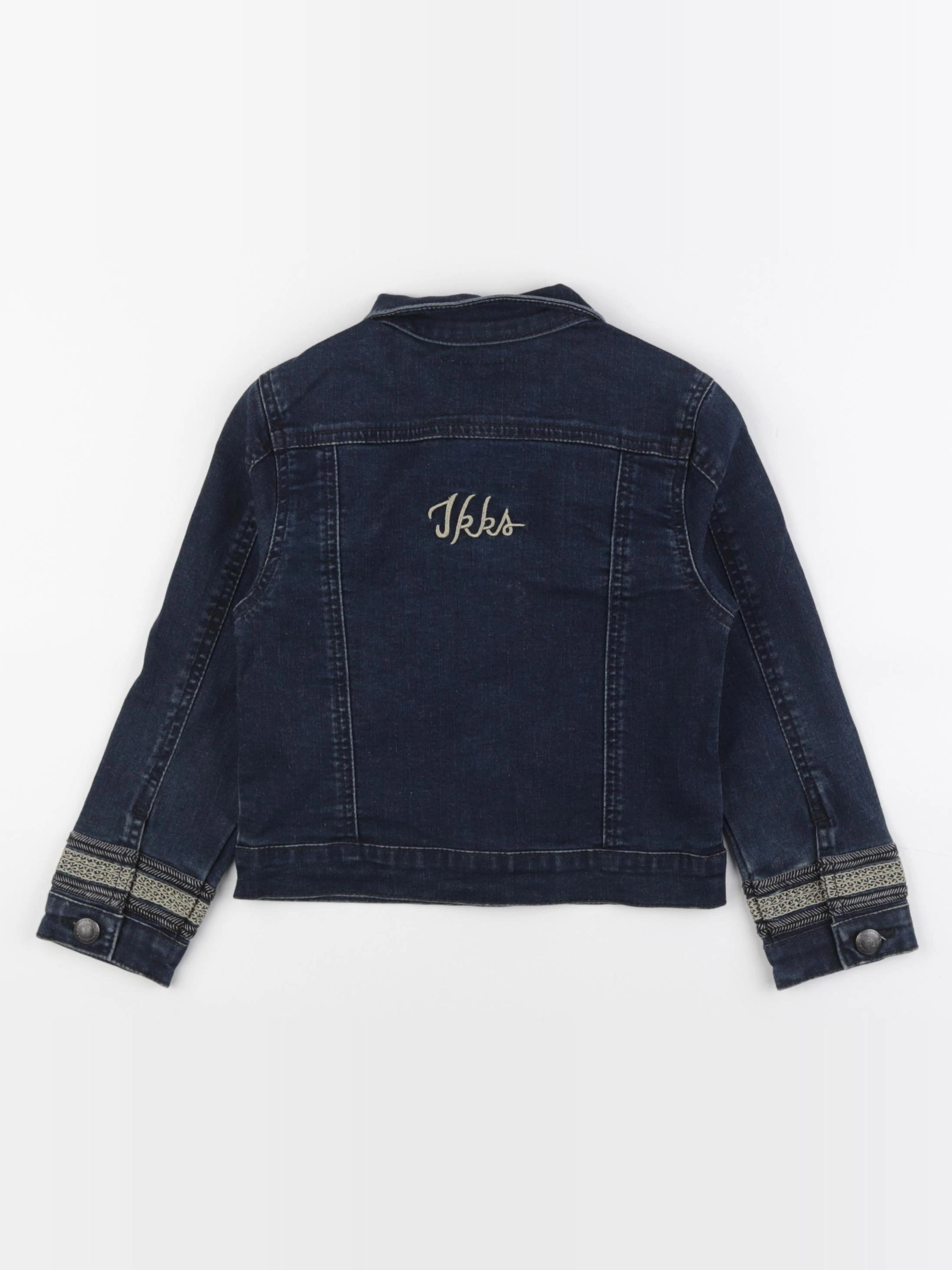 IKKS - veste imprimé au dos bleu - 5 ans