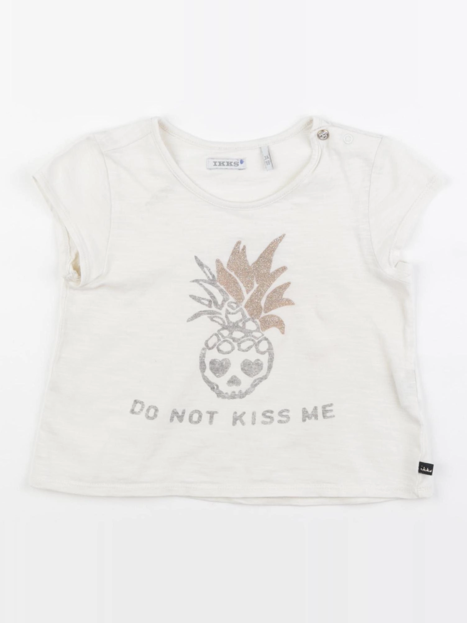 IKKS - tee-shirt blanc - 3 ans