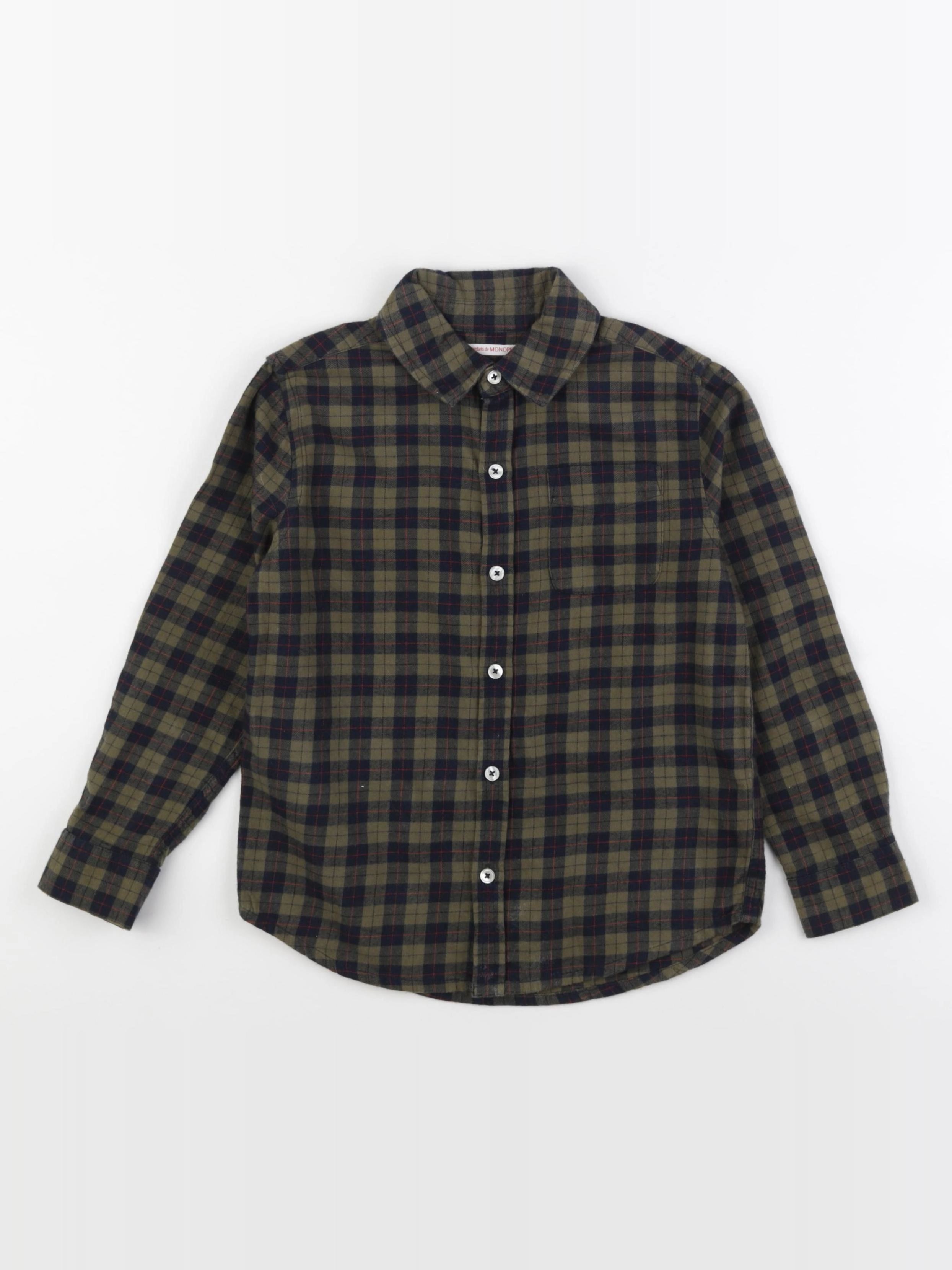 Monoprix - chemise vert - 6 ans
