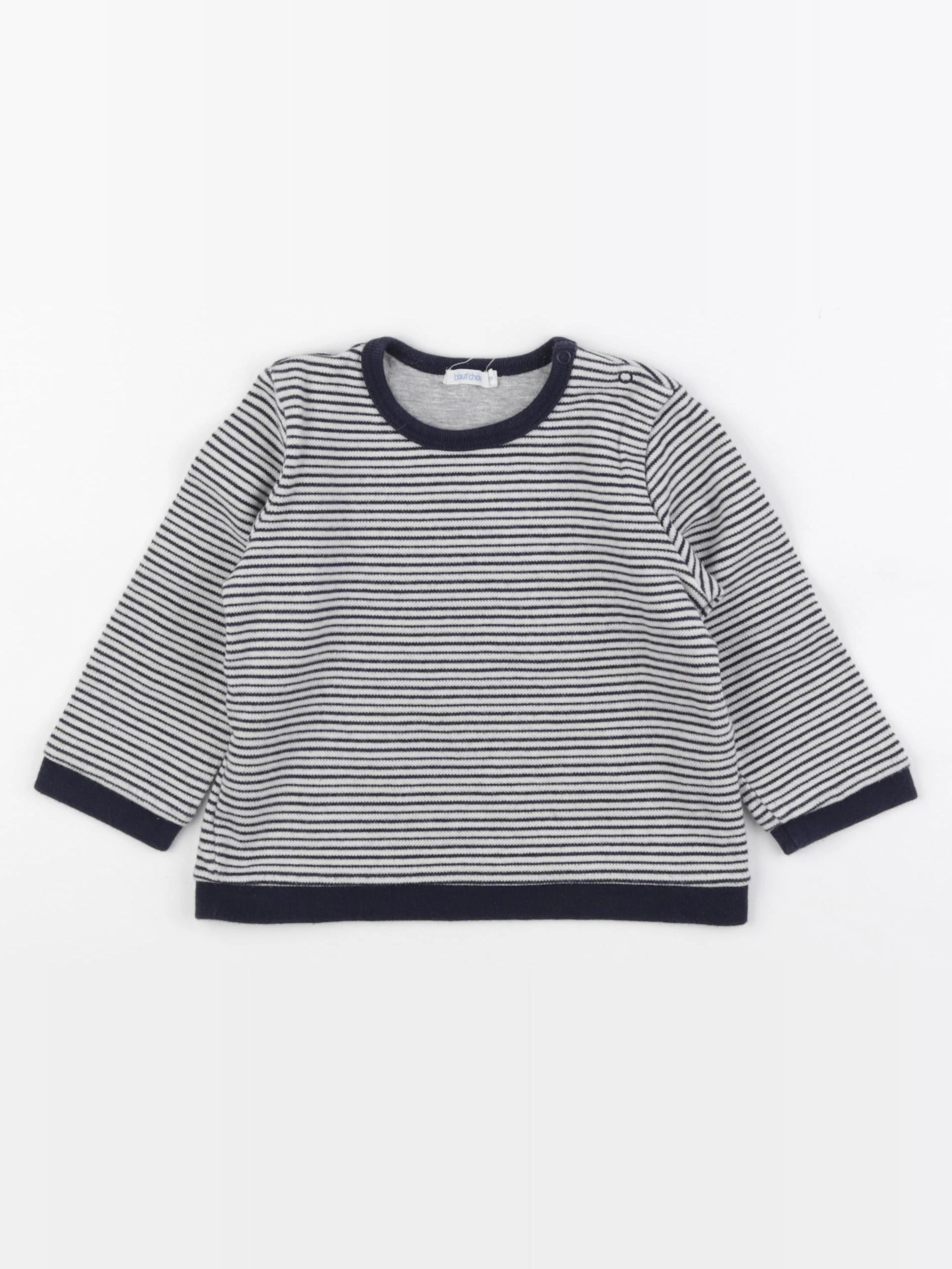 Boutchou - sweat bleu - 36 mois