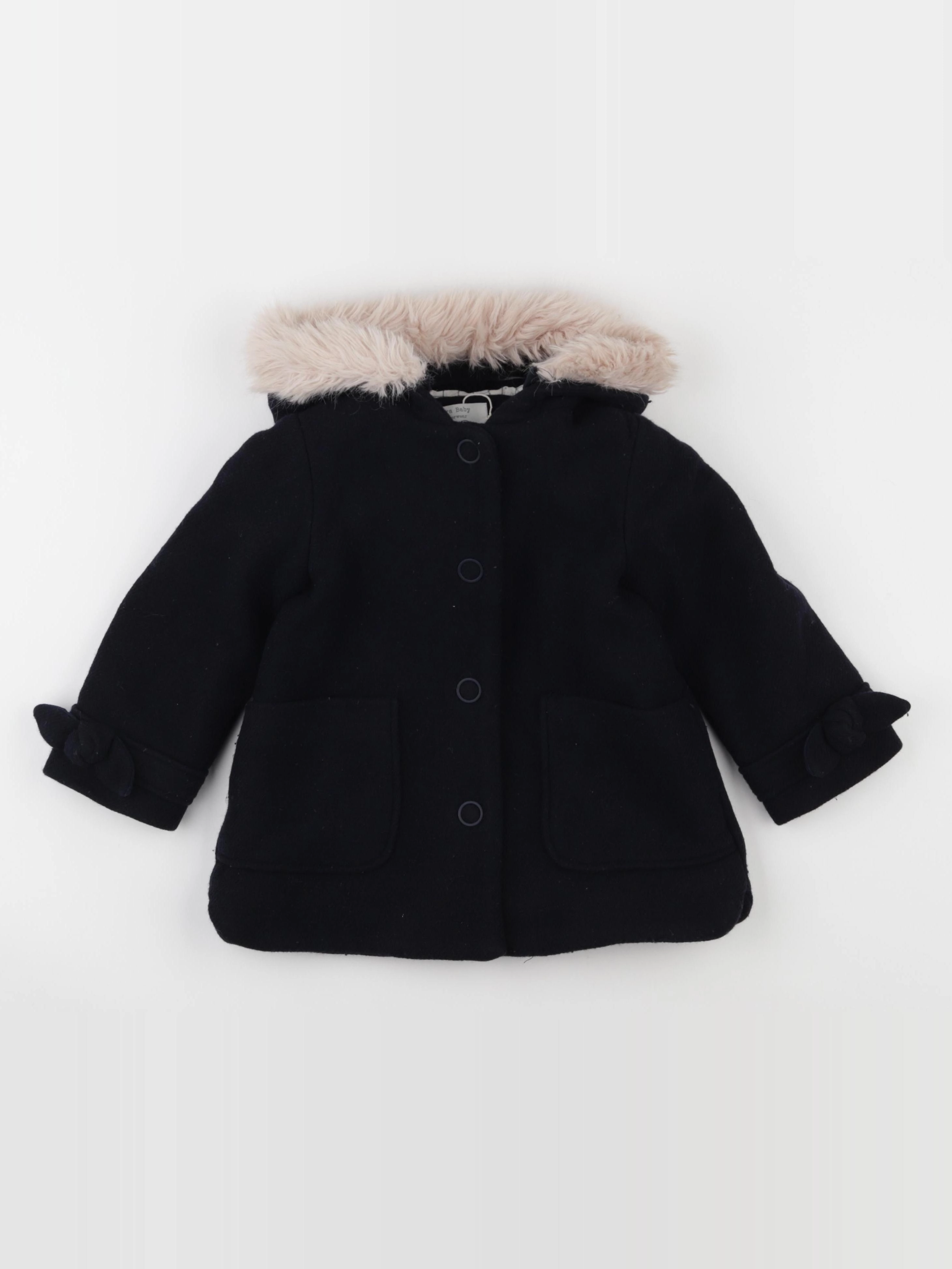 Zara - manteau bleu - 3/4 ans