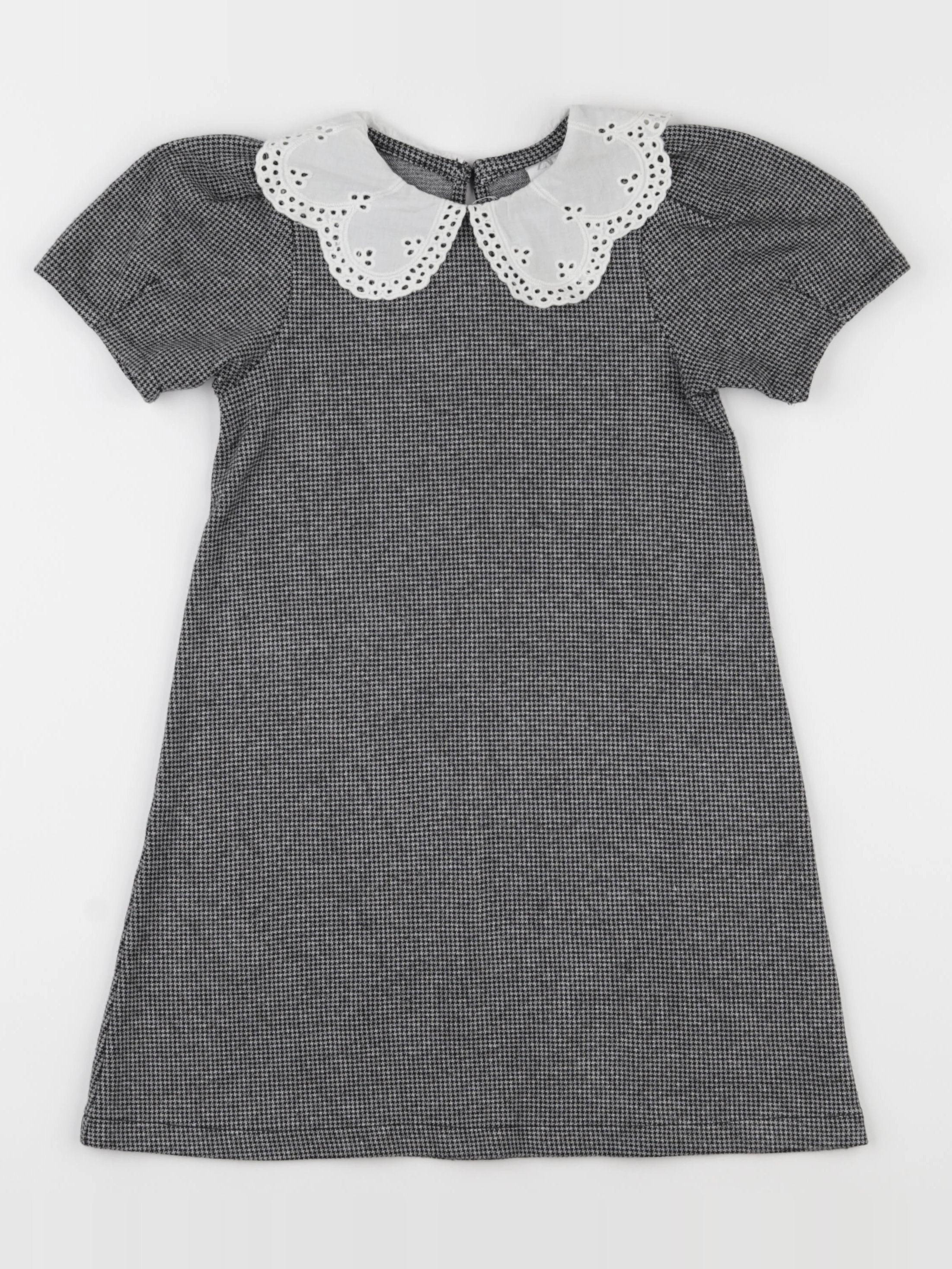 Zara - robe gris, noir - 7 ans
