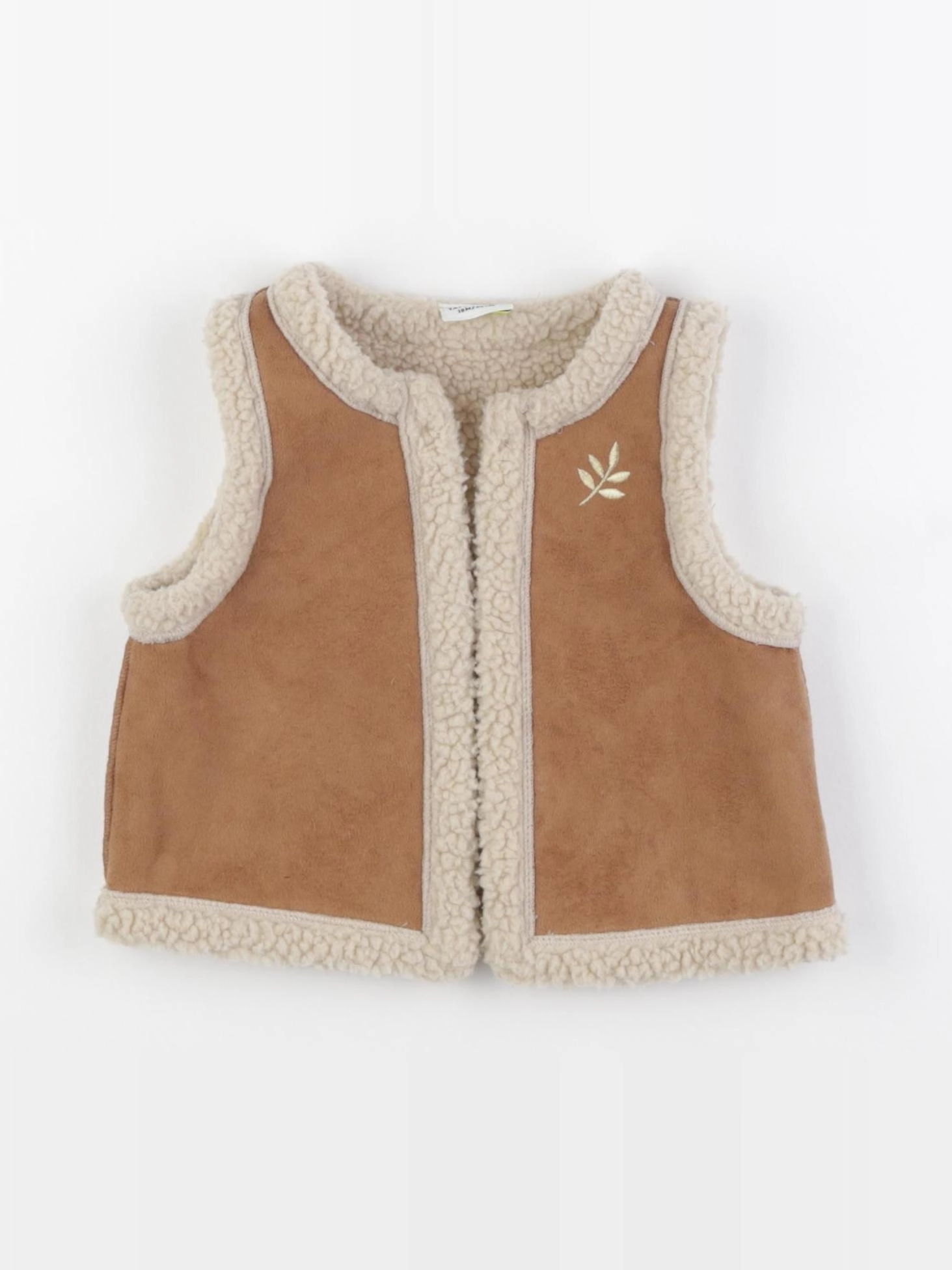 Tape à l'oeil - gilet marron - 18 mois