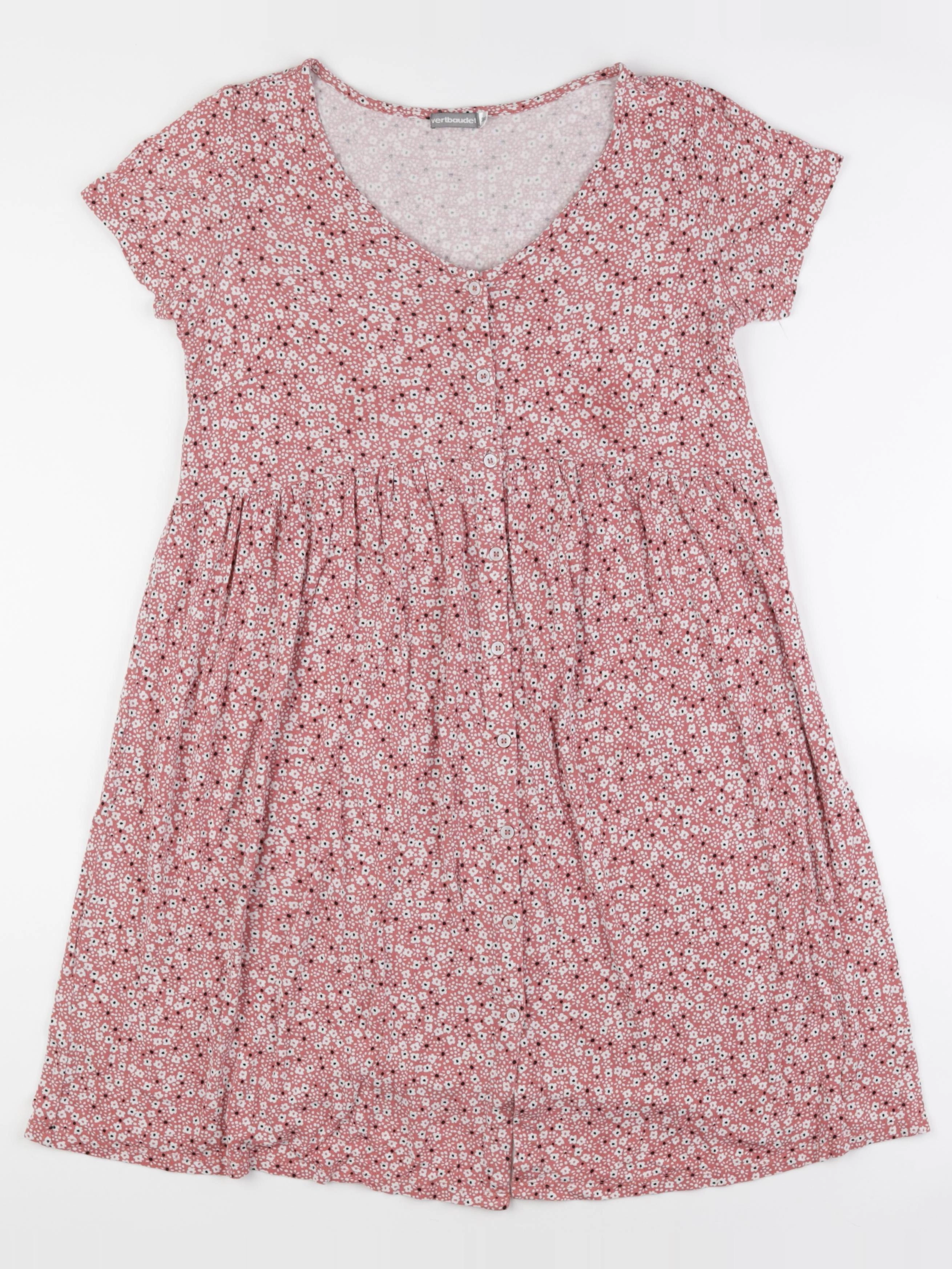 Vertbaudet - robe grossesse rose, blanc - 38 à 40