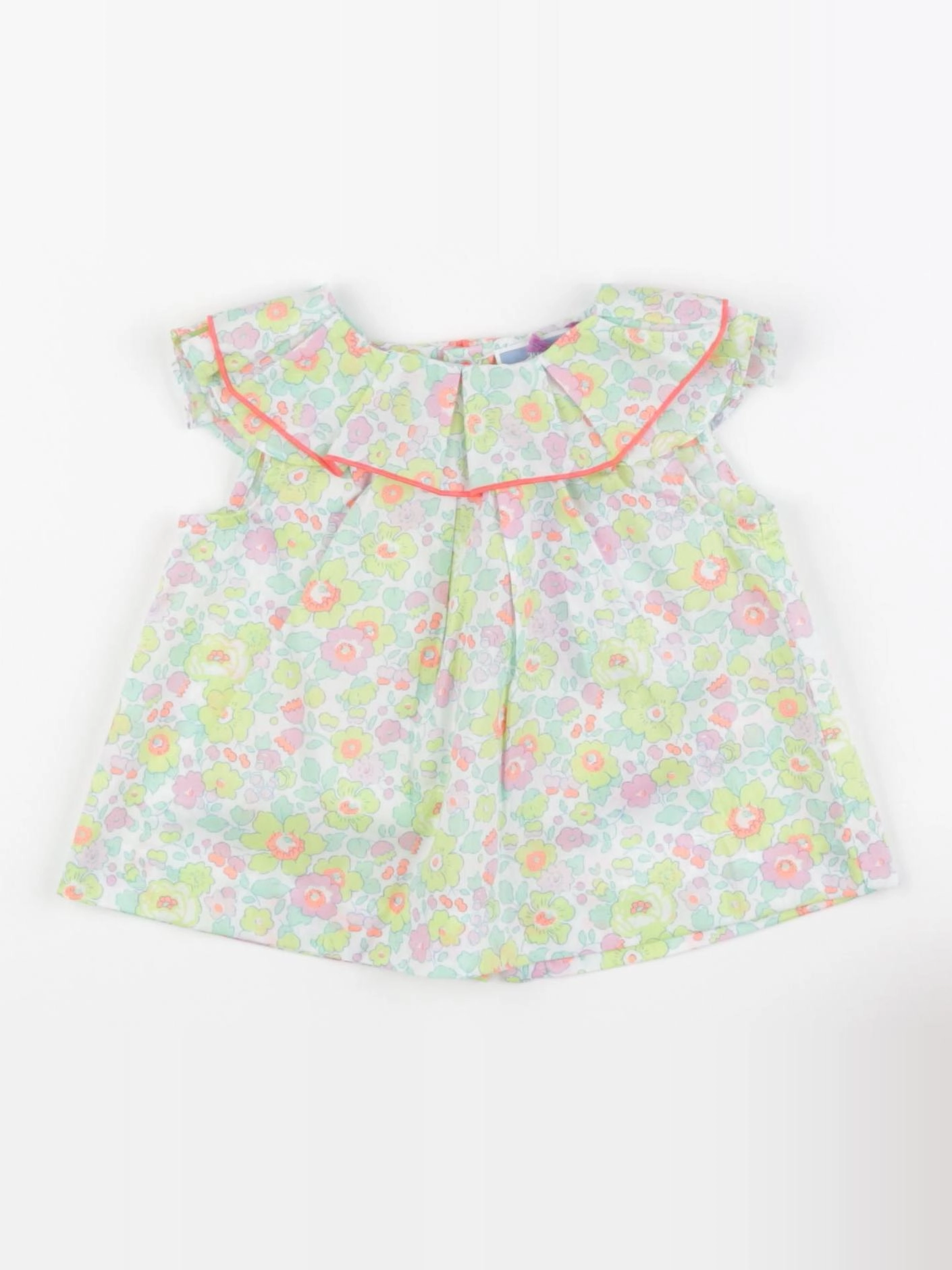 Jacadi - blouse liberty multicolore - 6 mois