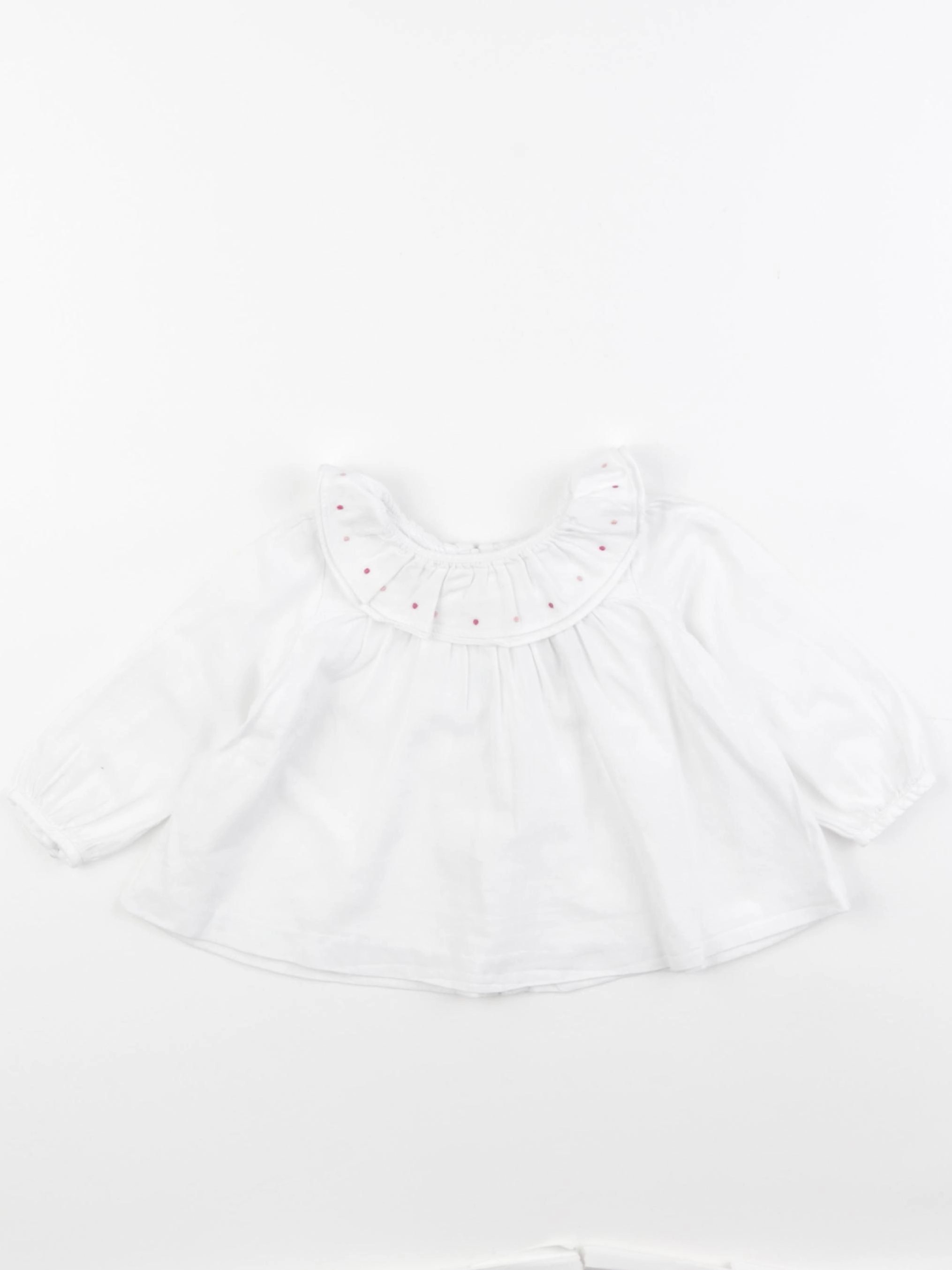 Jacadi - blouse blanc - 12 mois