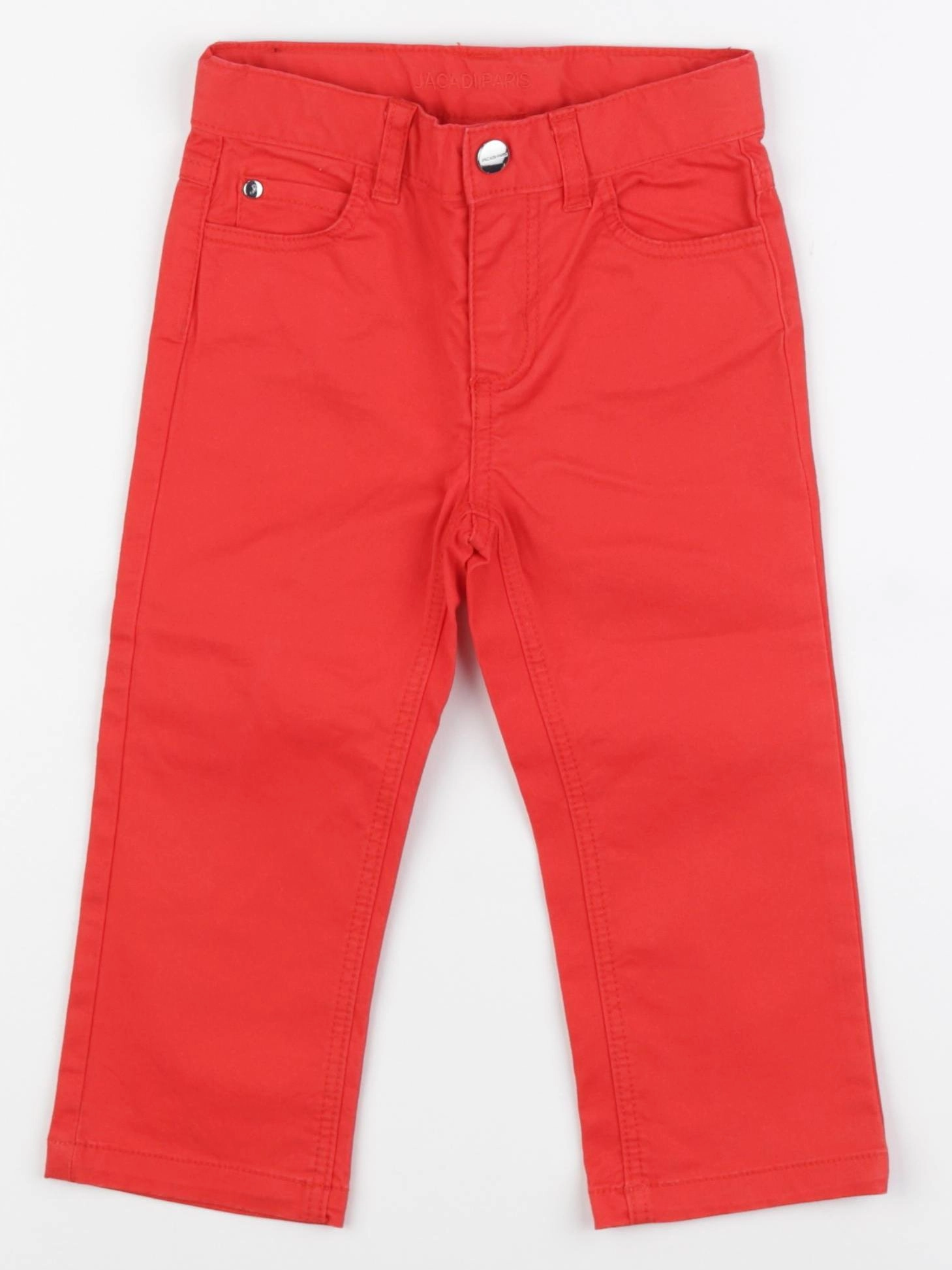 Jacadi - pantalon rouge - 24 mois
