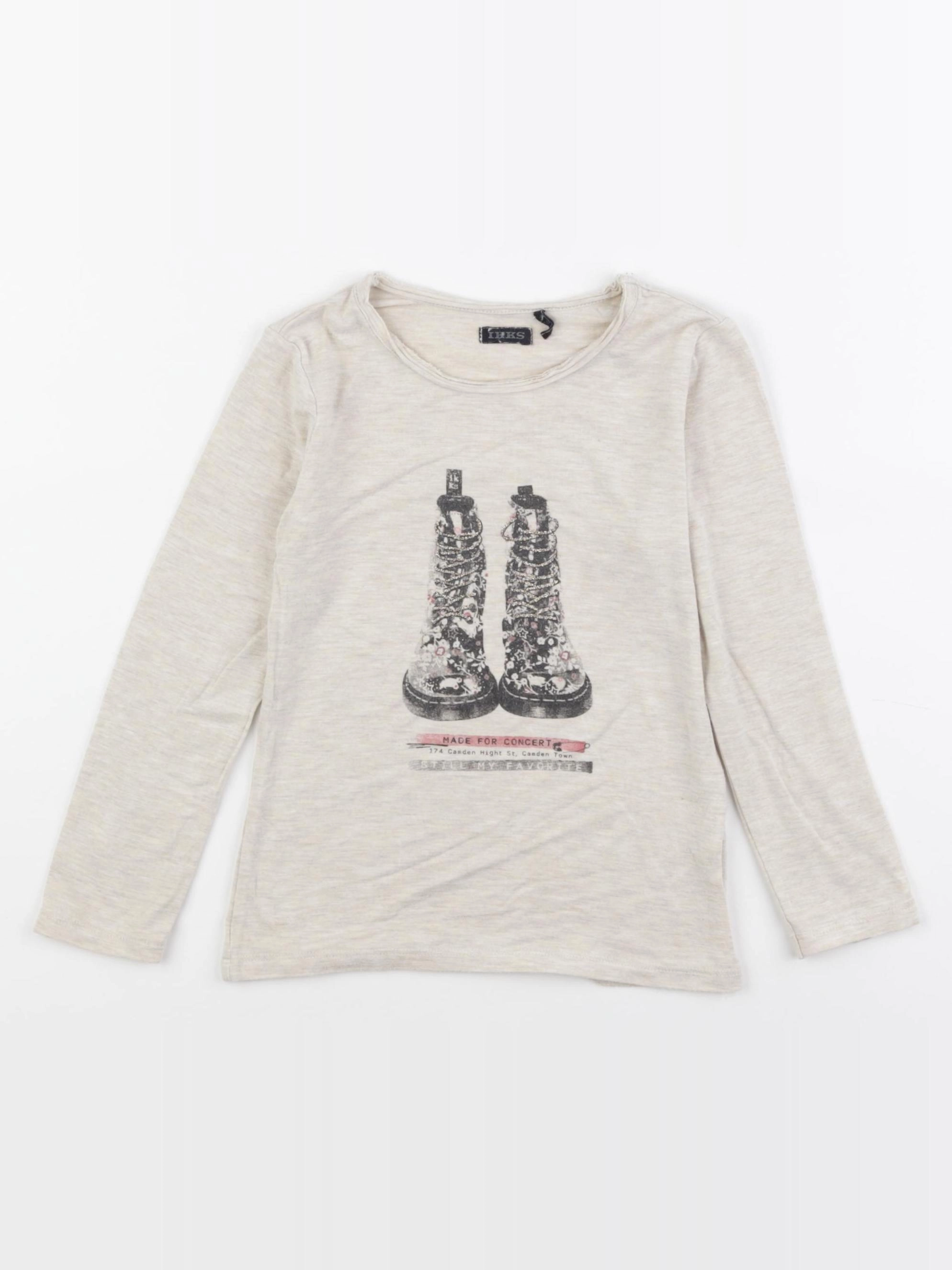 IKKS - tee-shirt beige - 5 ans