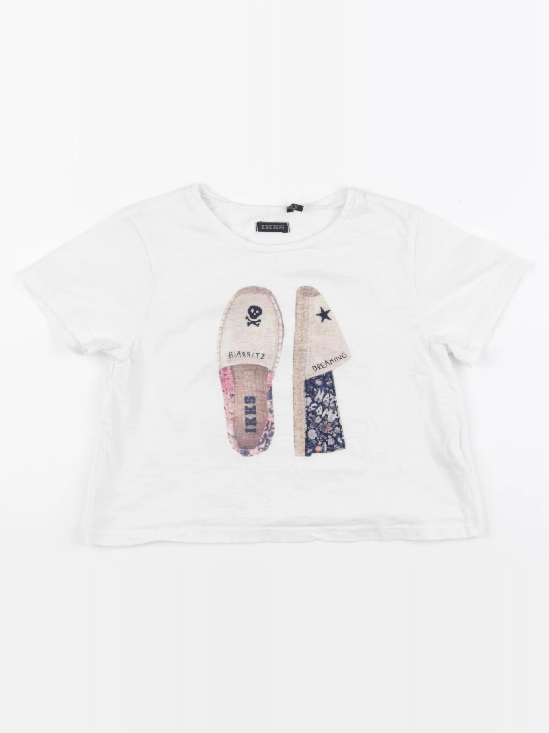 IKKS - tee-shirt blanc - 5 ans