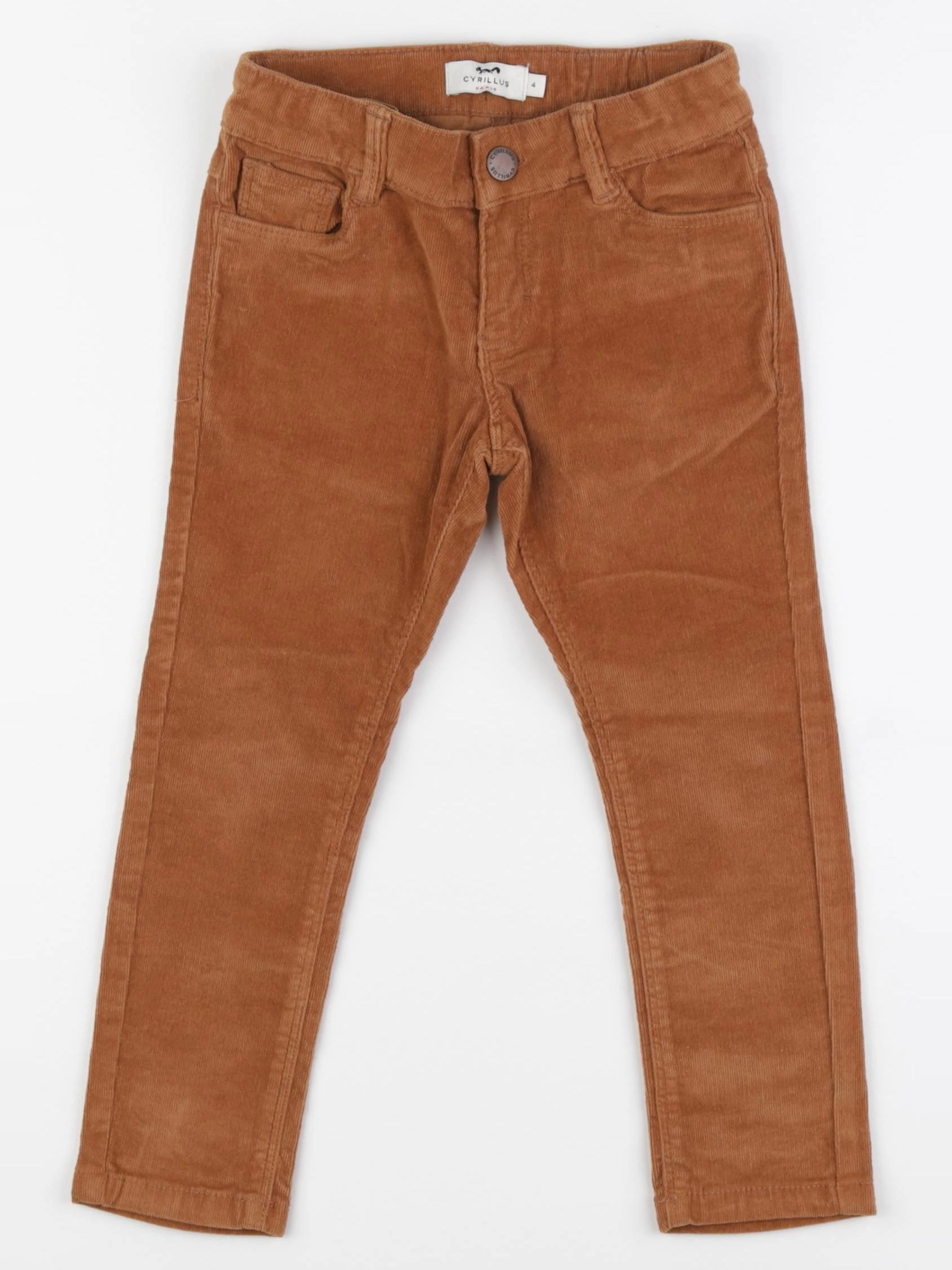 Cyrillus - pantalon marron - 4 ans