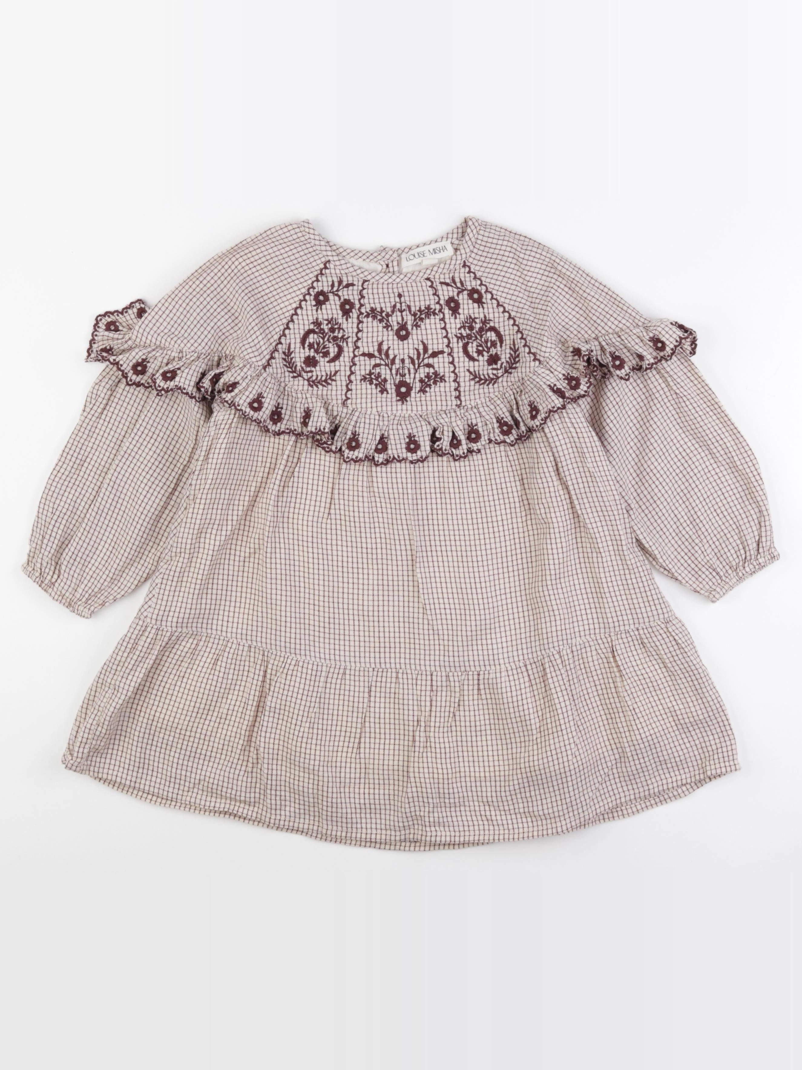 Louise Misha - robe marron - 4 ans