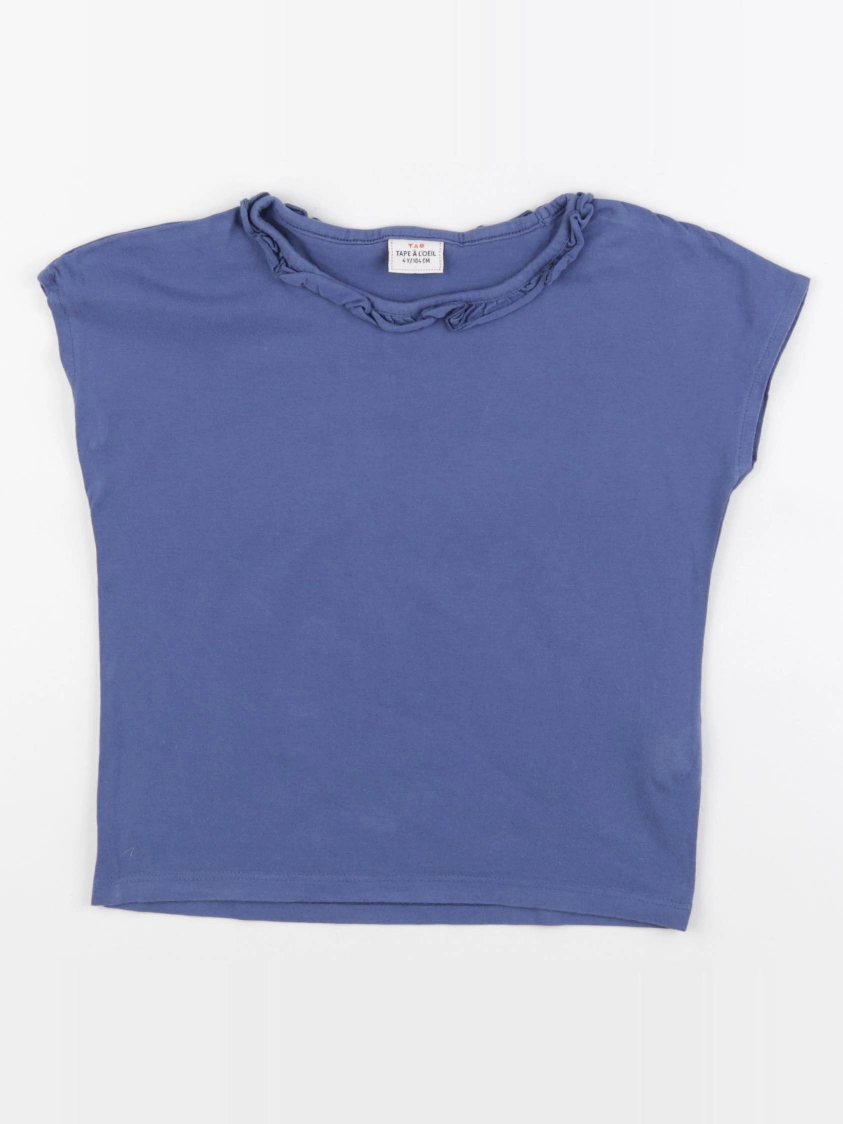 Tape à l'oeil - tee-shirt bleu - 4 ans