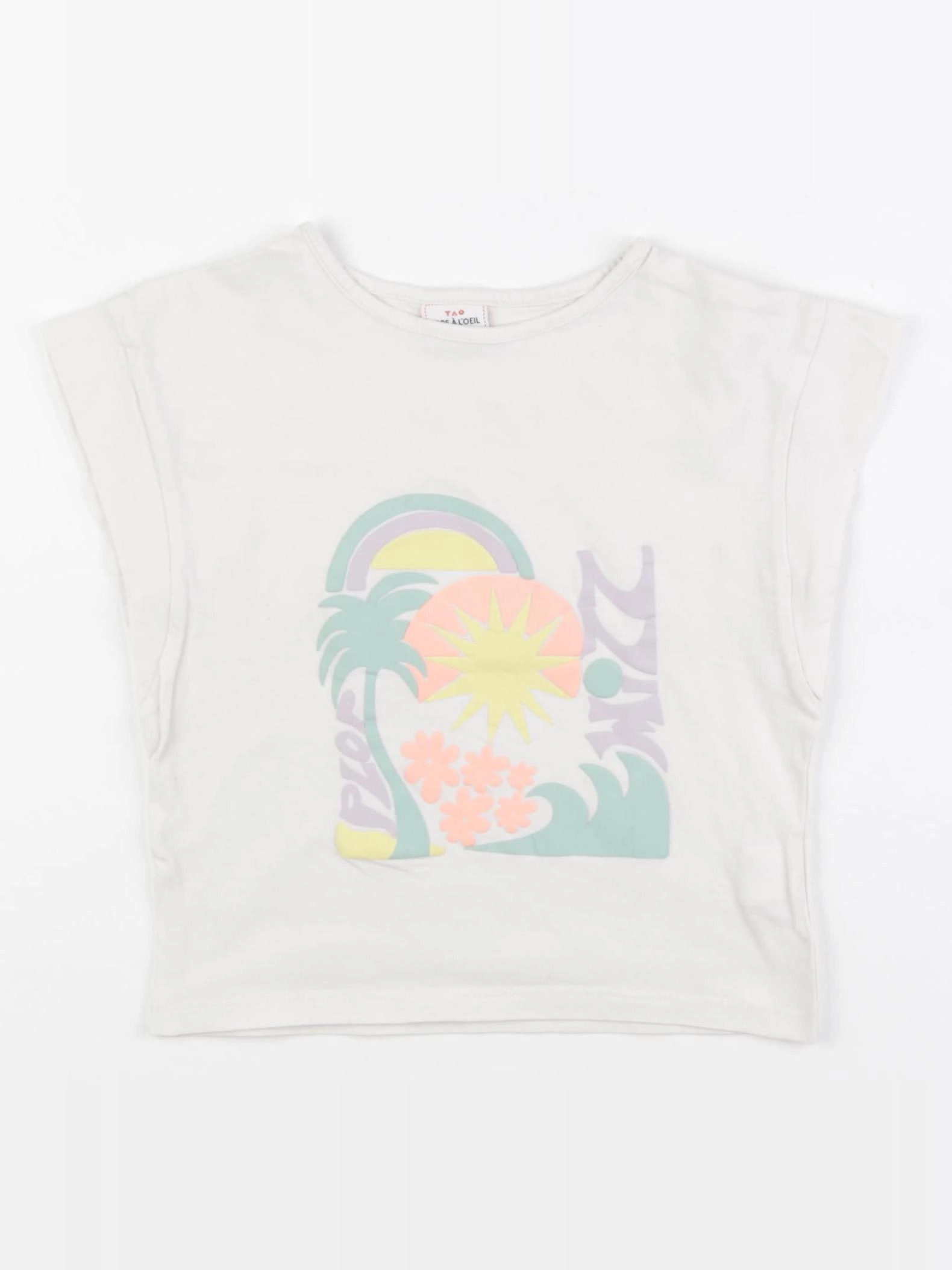 Tape à l'oeil - tee-shirt beige - 4 ans