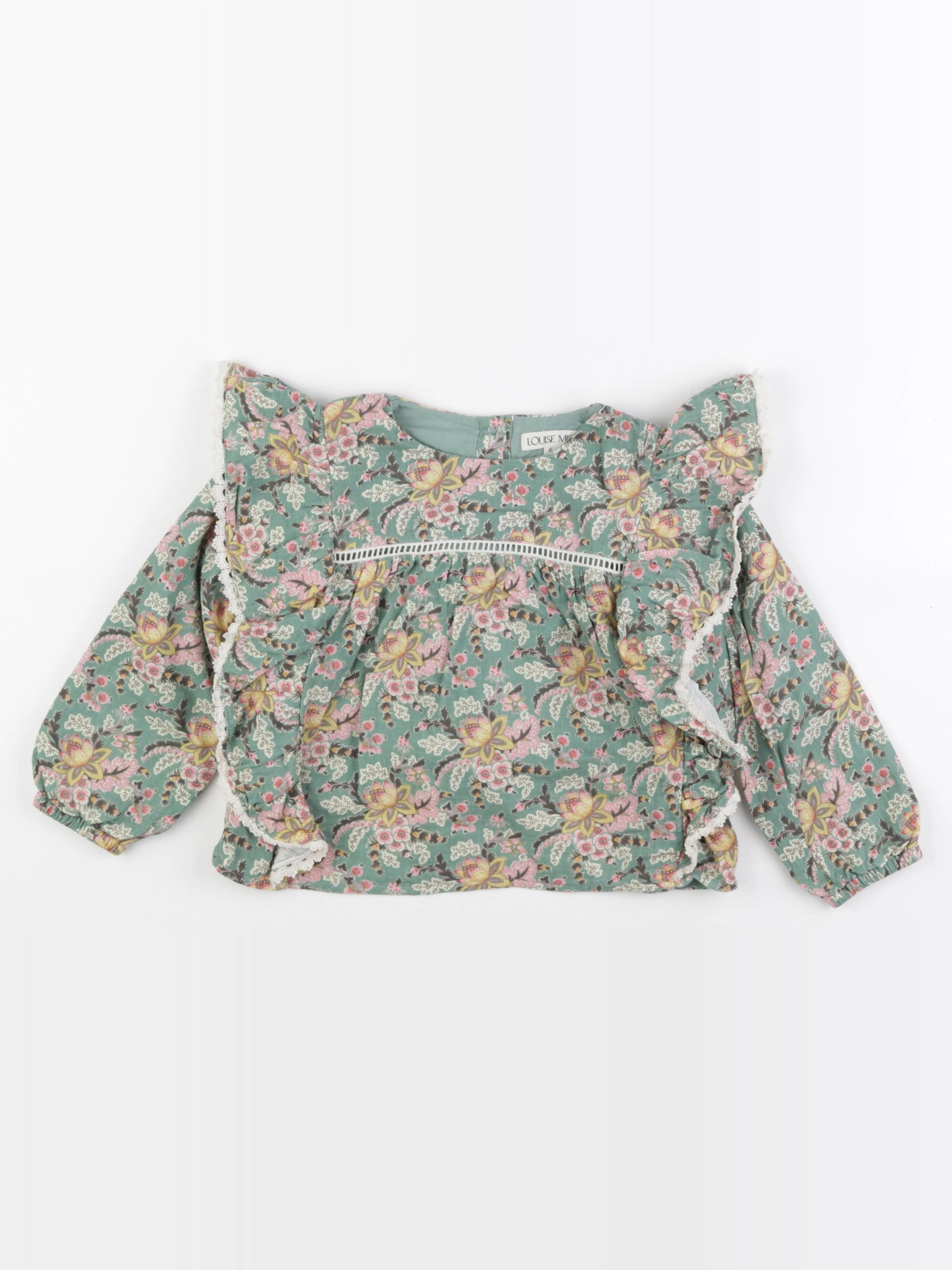 Louise Misha - blouse vert - 4 ans