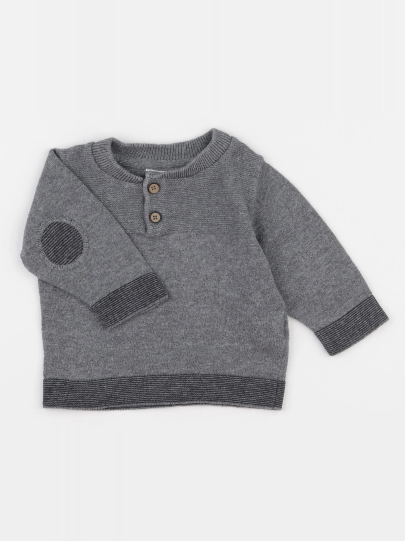 Tape à l'oeil - pull gris - 3 mois