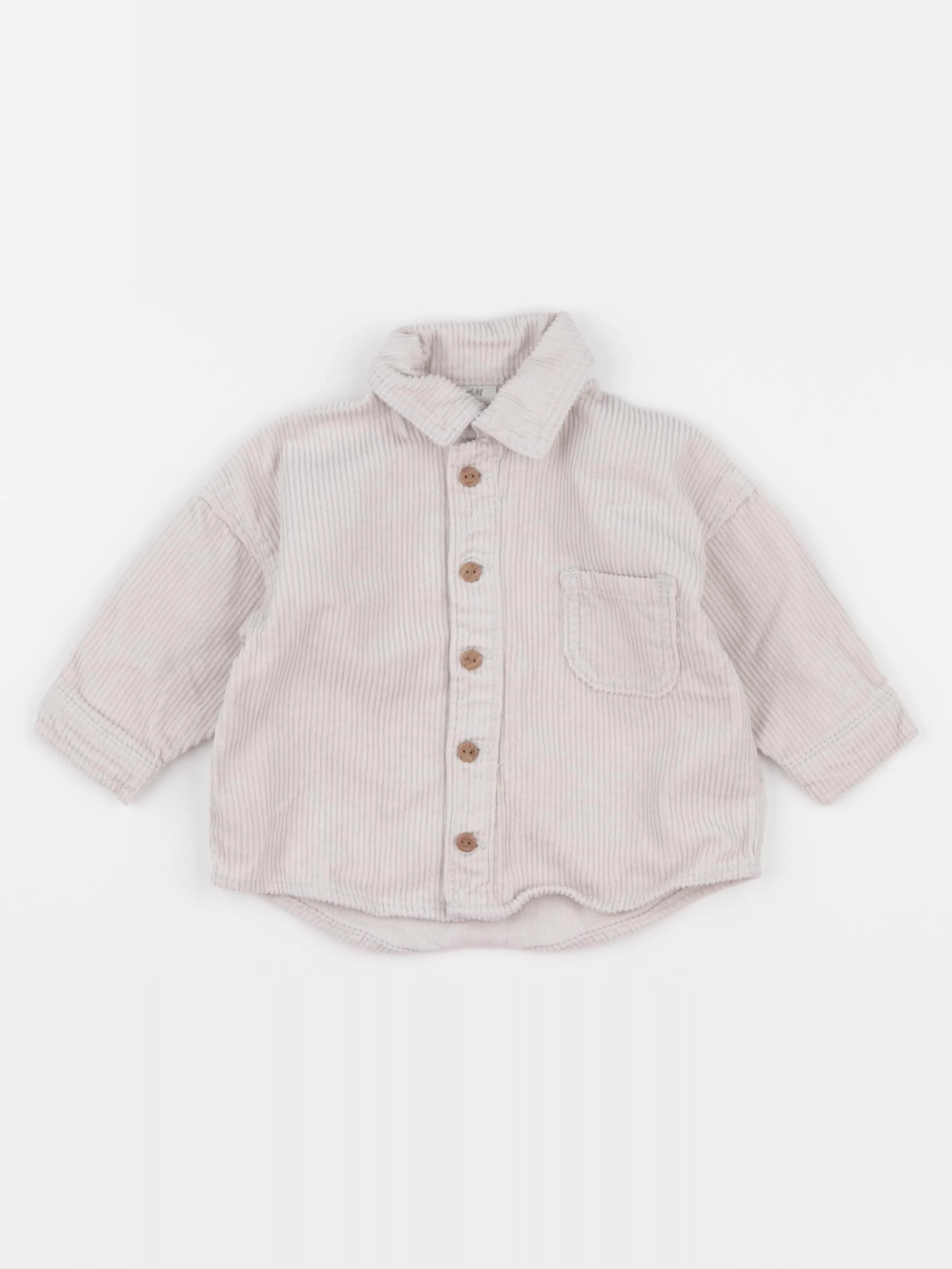 H&M - chemise beige - 2/4 mois