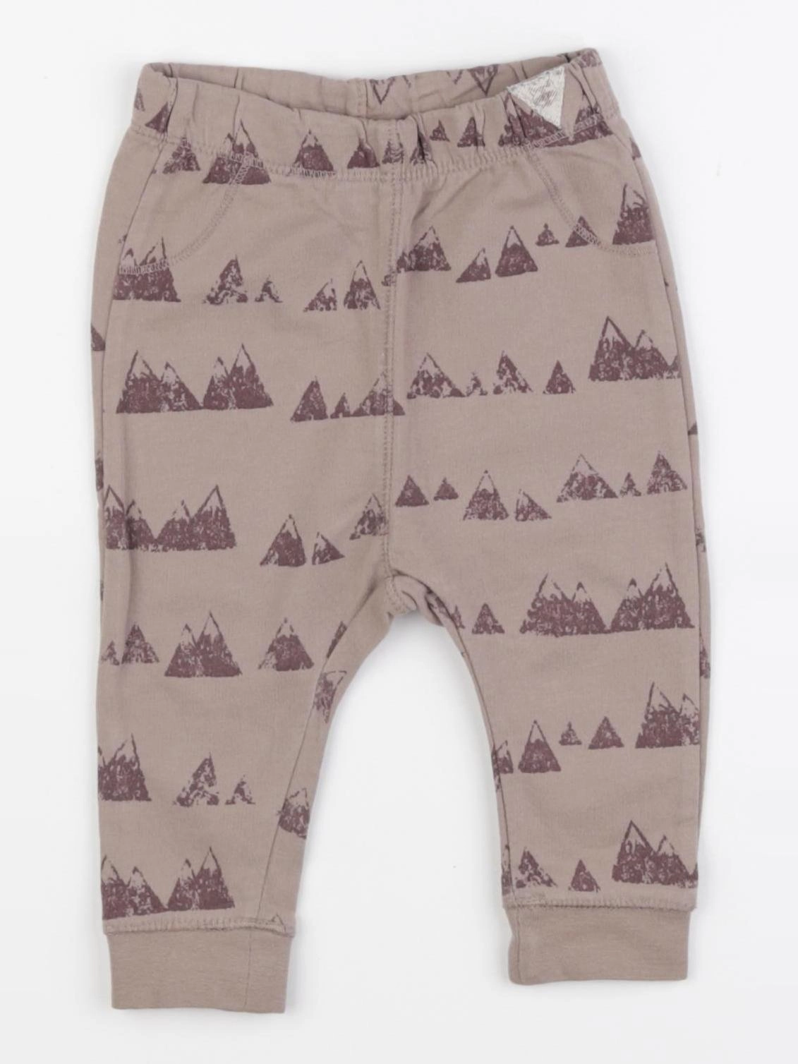 Zara - jogging marron - 6/9 mois