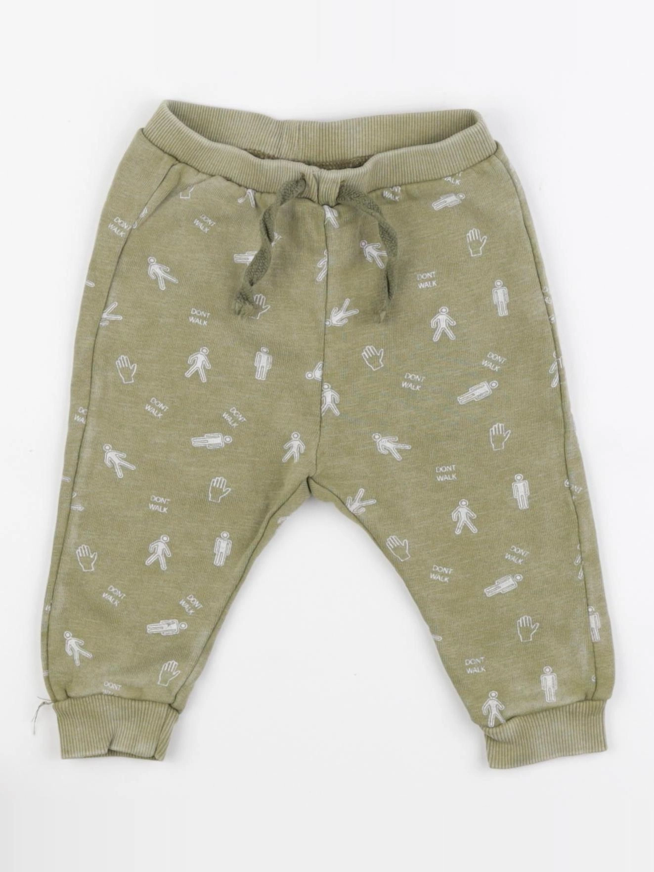 Zara - jogging vert - 6/9 mois