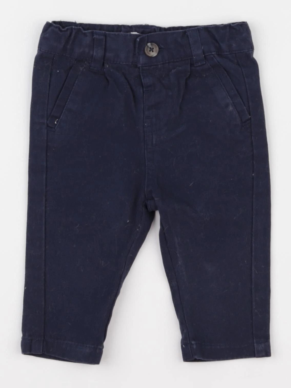 Vertbaudet - pantalon bleu - 3 mois