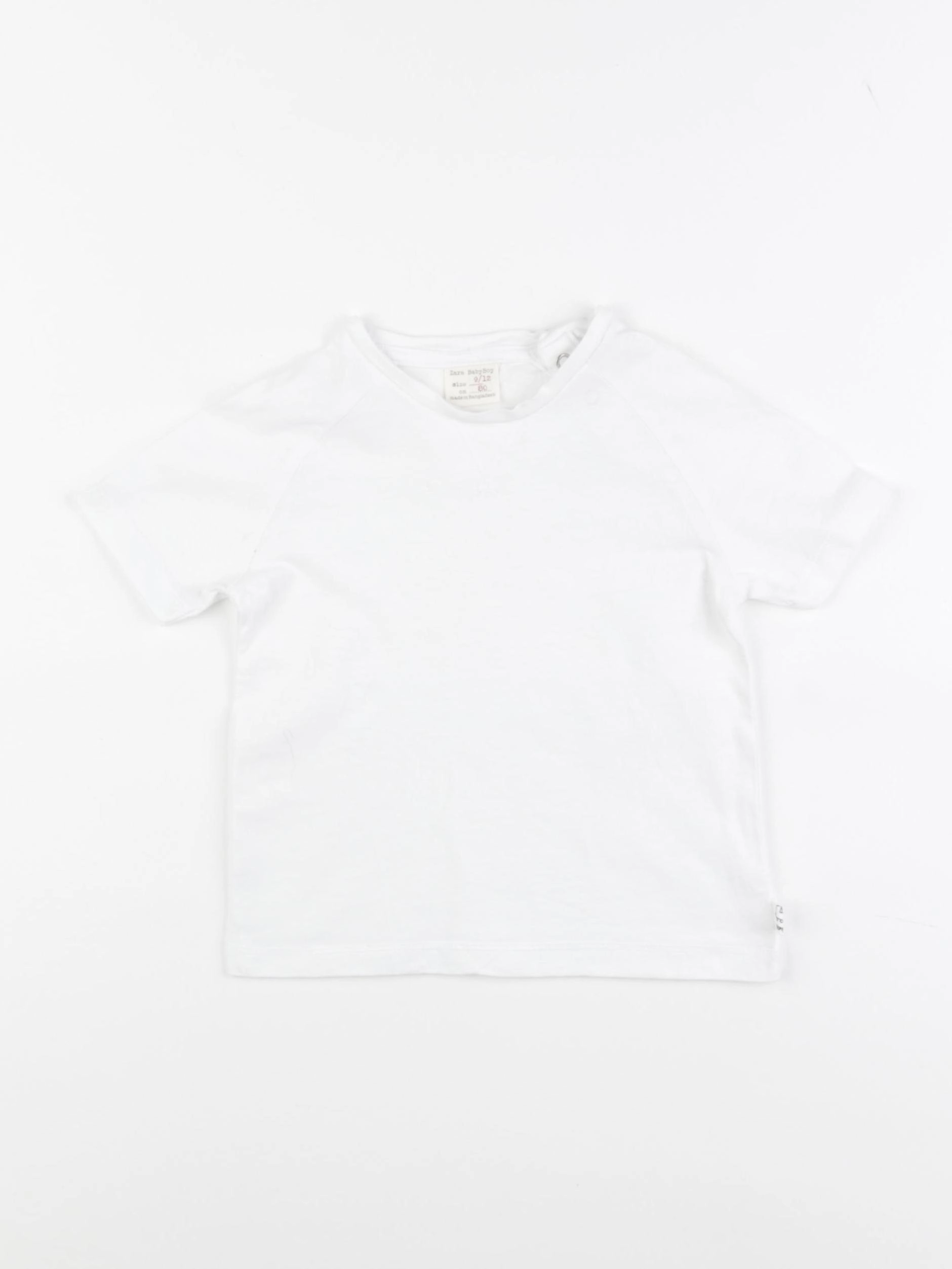 Zara - tee-shirt blanc - 9/12 mois