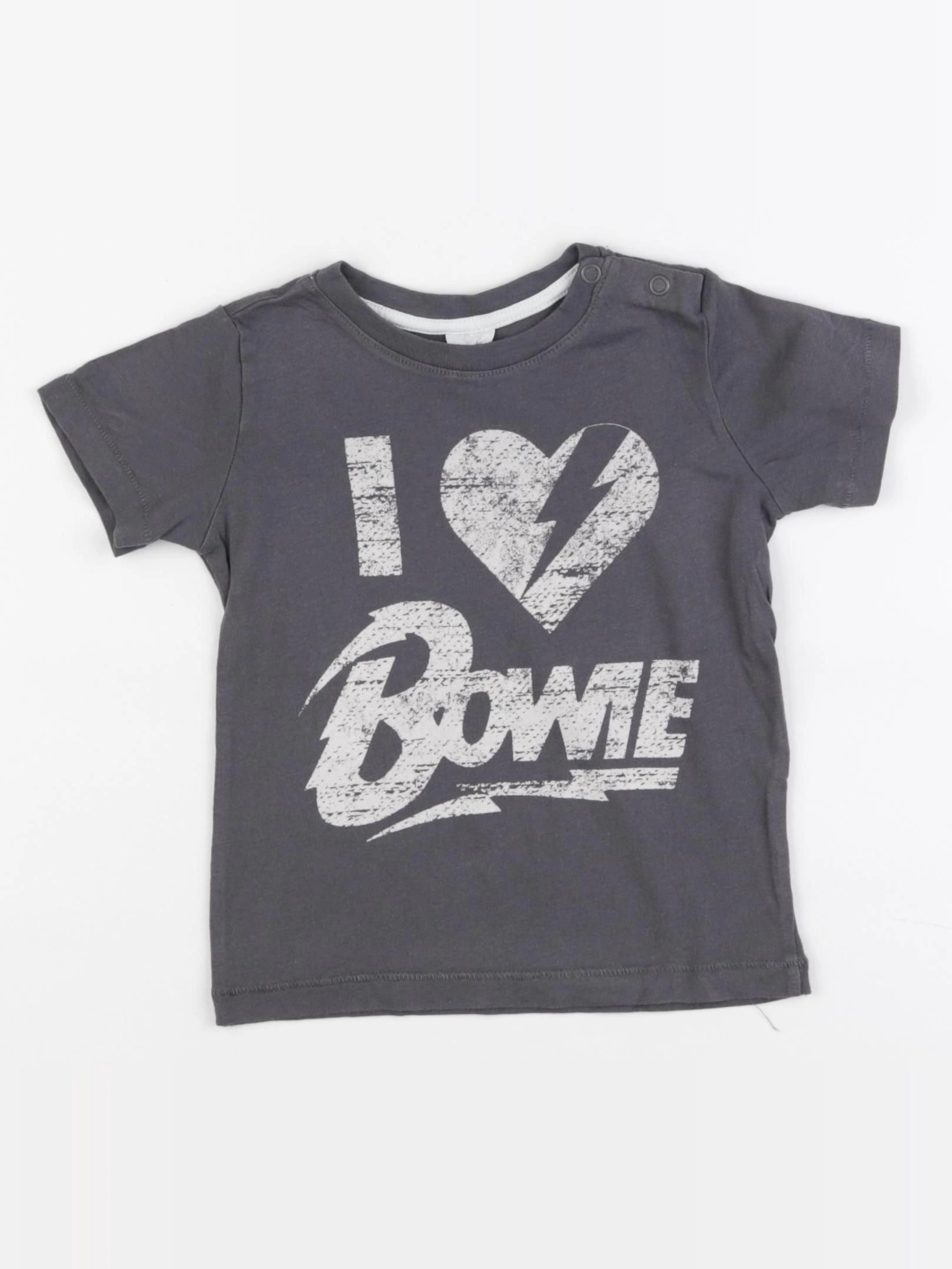 H&M - tee-shirt gris - 6/9 mois
