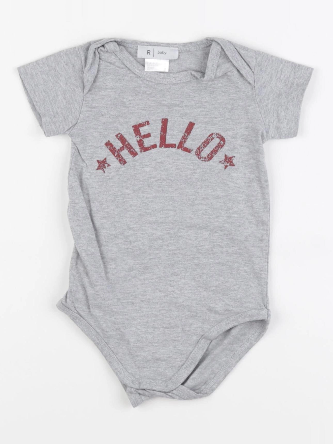 La Redoute - body gris - 9 mois