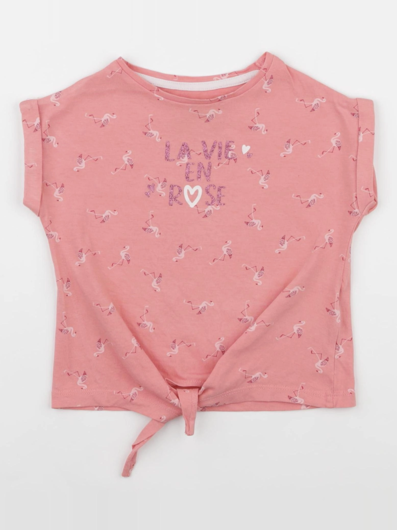 Vertbaudet - tee-shirt rose - 3 ans