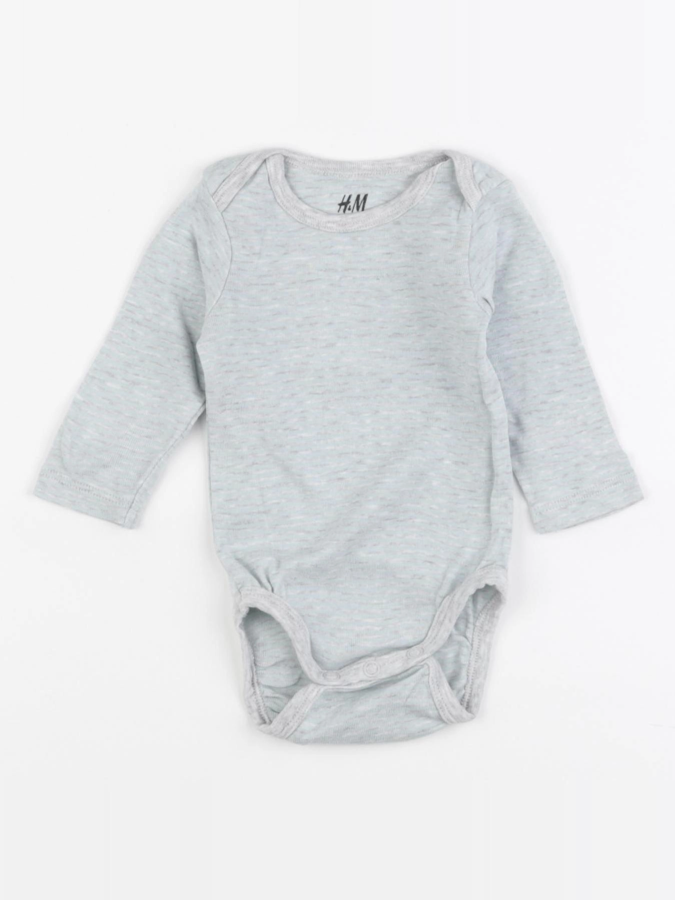 H&M - body vert - 1/2 mois