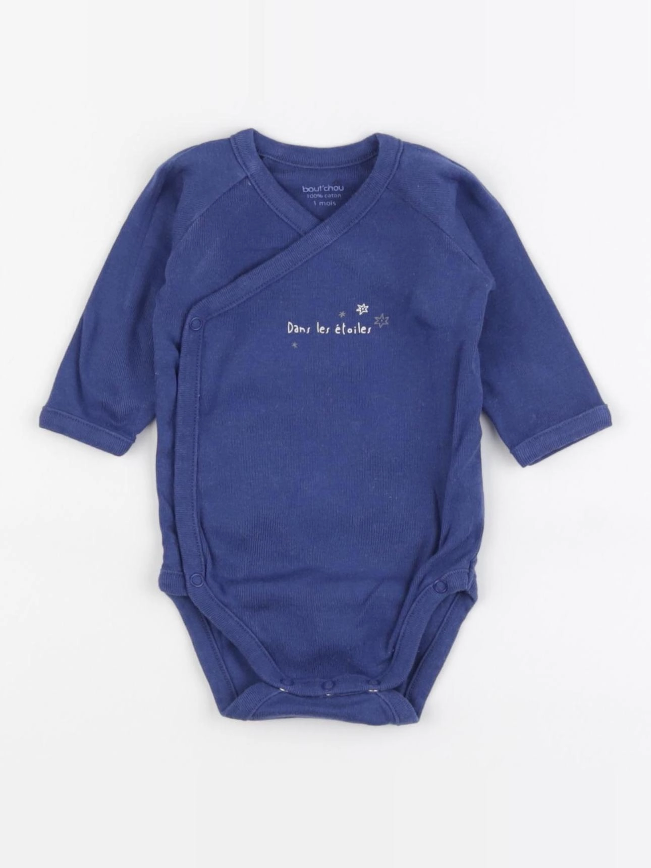 Boutchou - body bleu - 1 mois