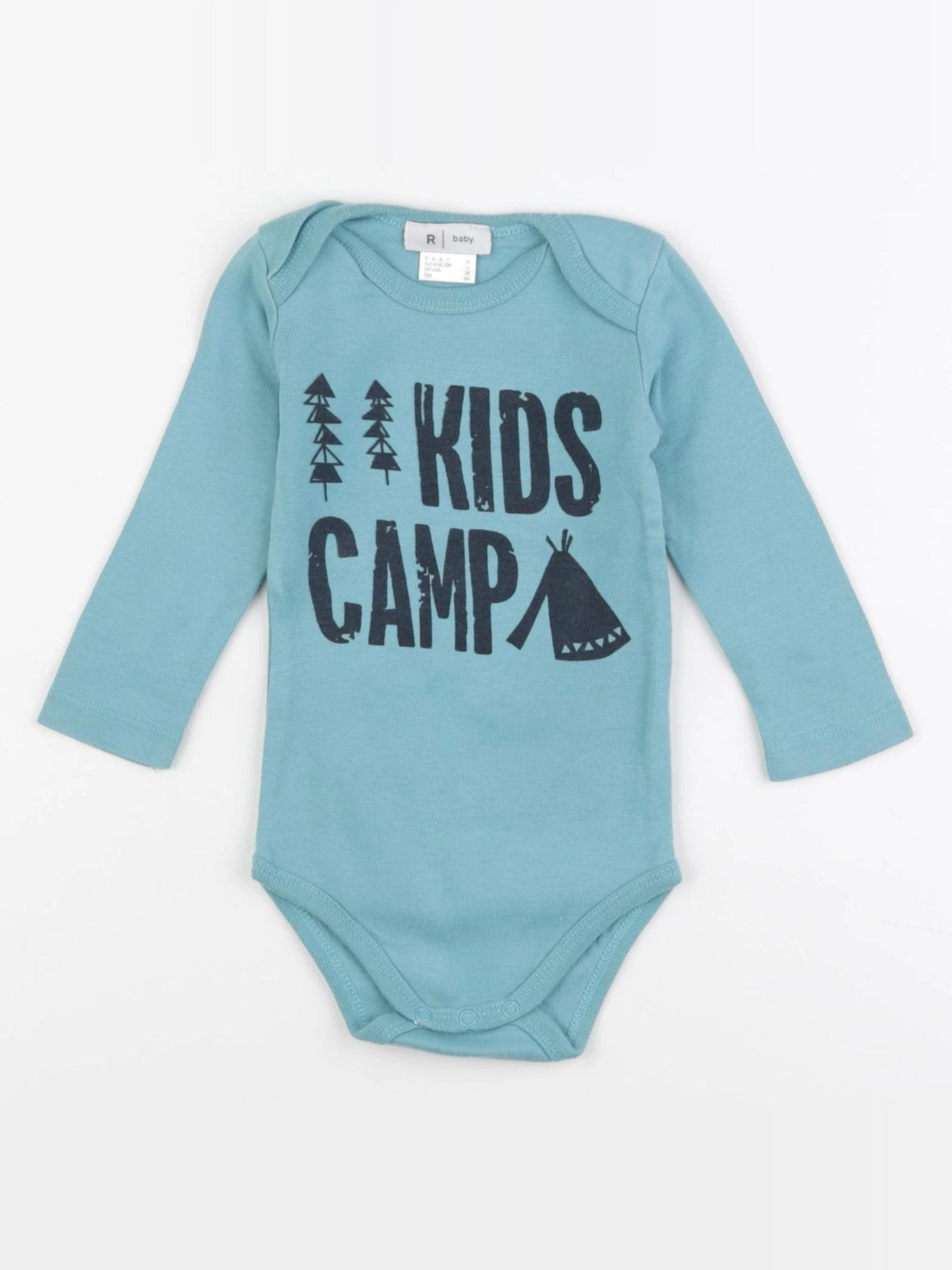 La Redoute - body vert - 9 mois