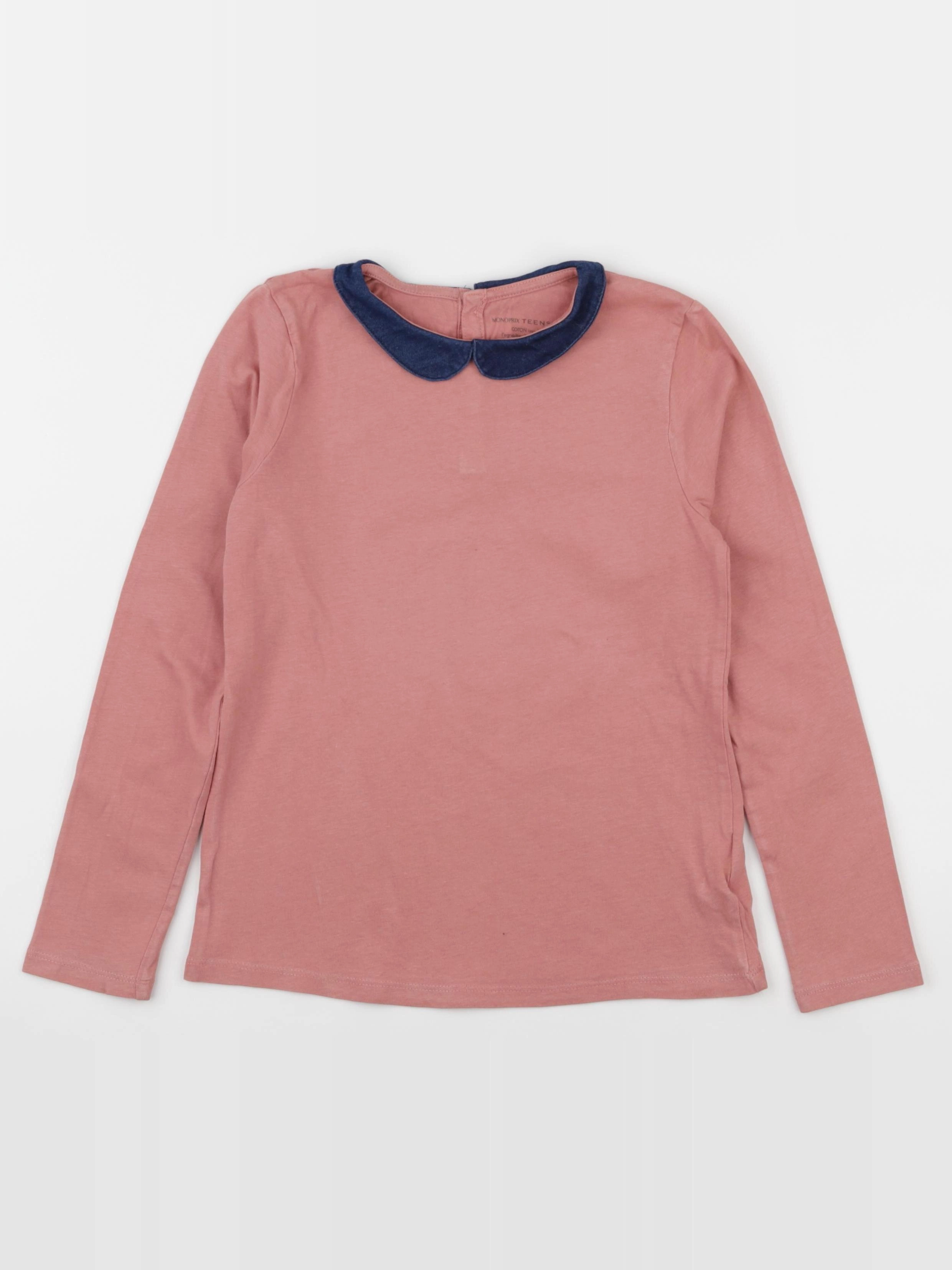 Monoprix - tee-shirt rose - 10 ans
