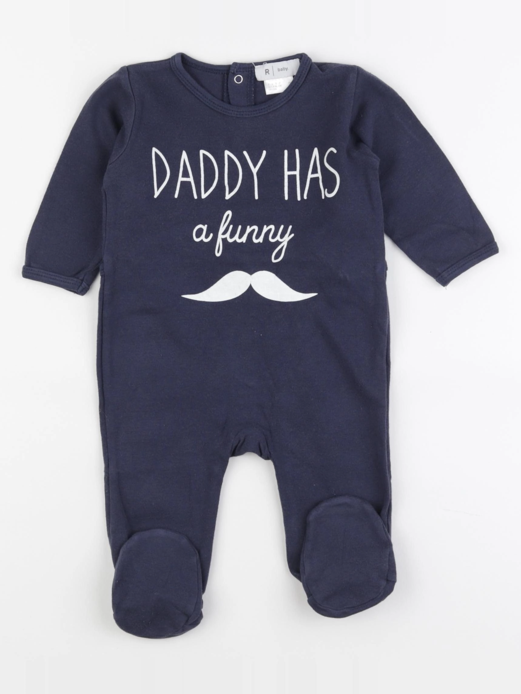 La Redoute - pyjama coton bleu - 9 mois
