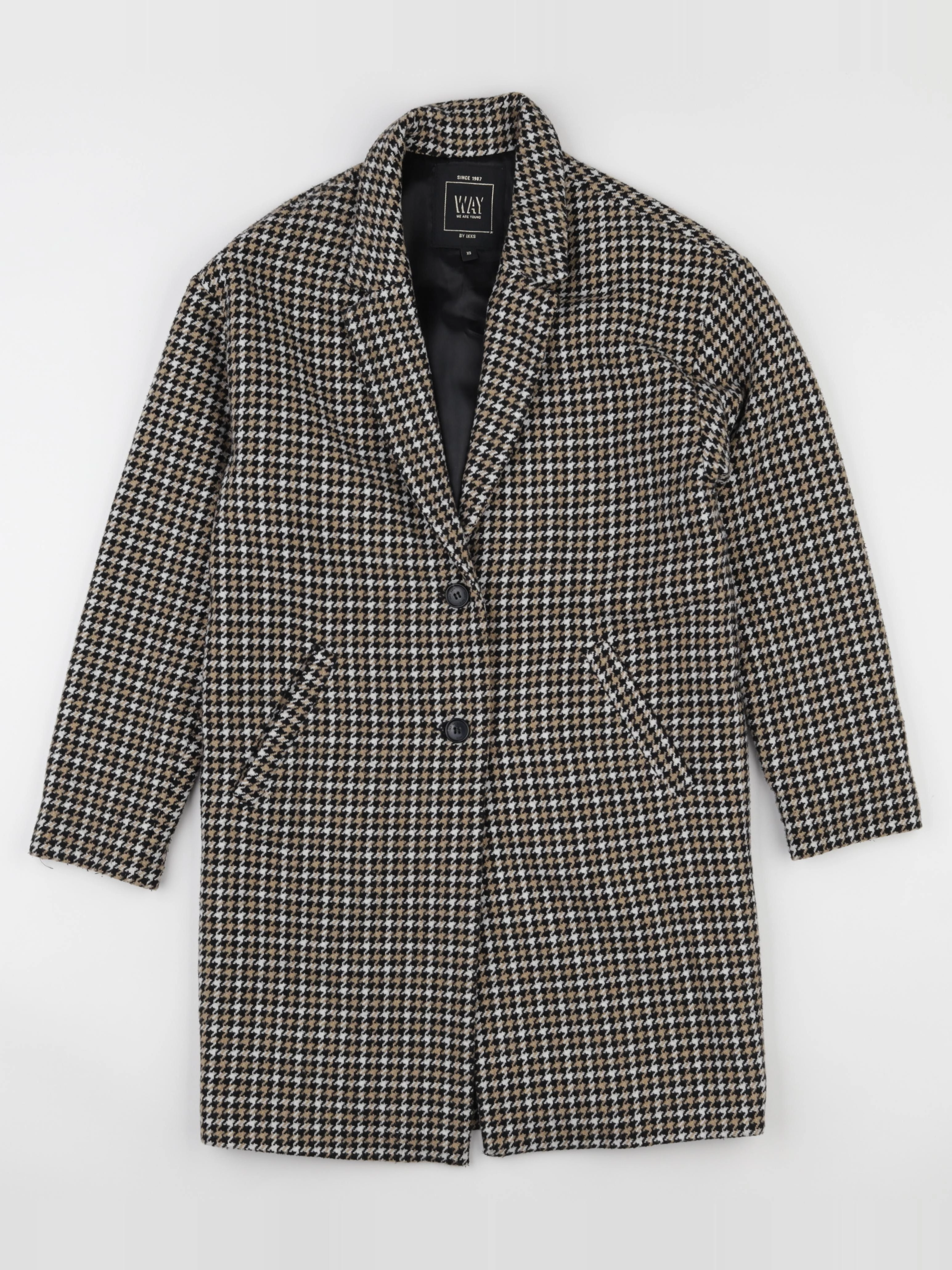 IKKS - manteau marron, noir - 12 ans