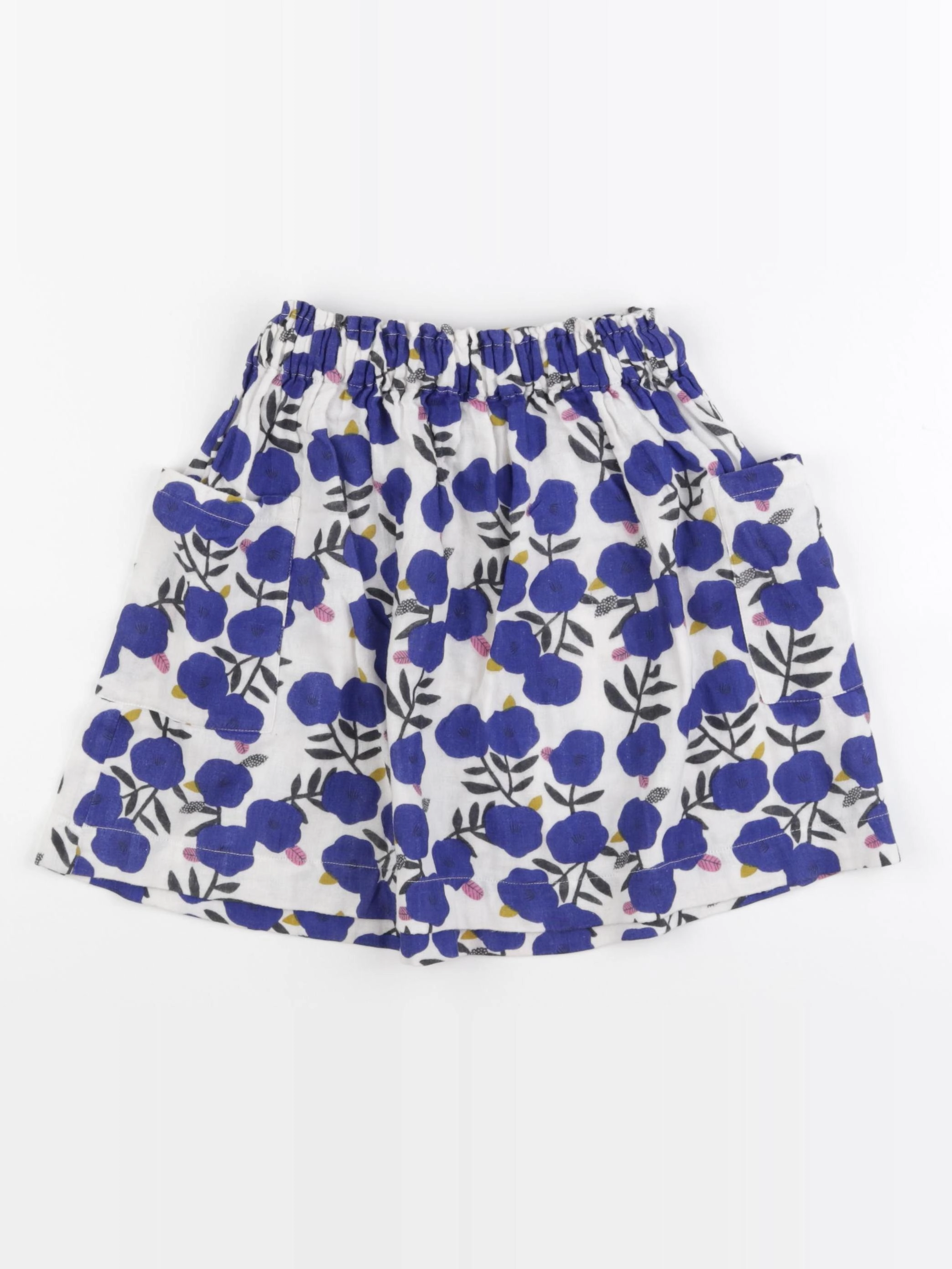 Bonton - jupe bleu, blanc - 6 ans