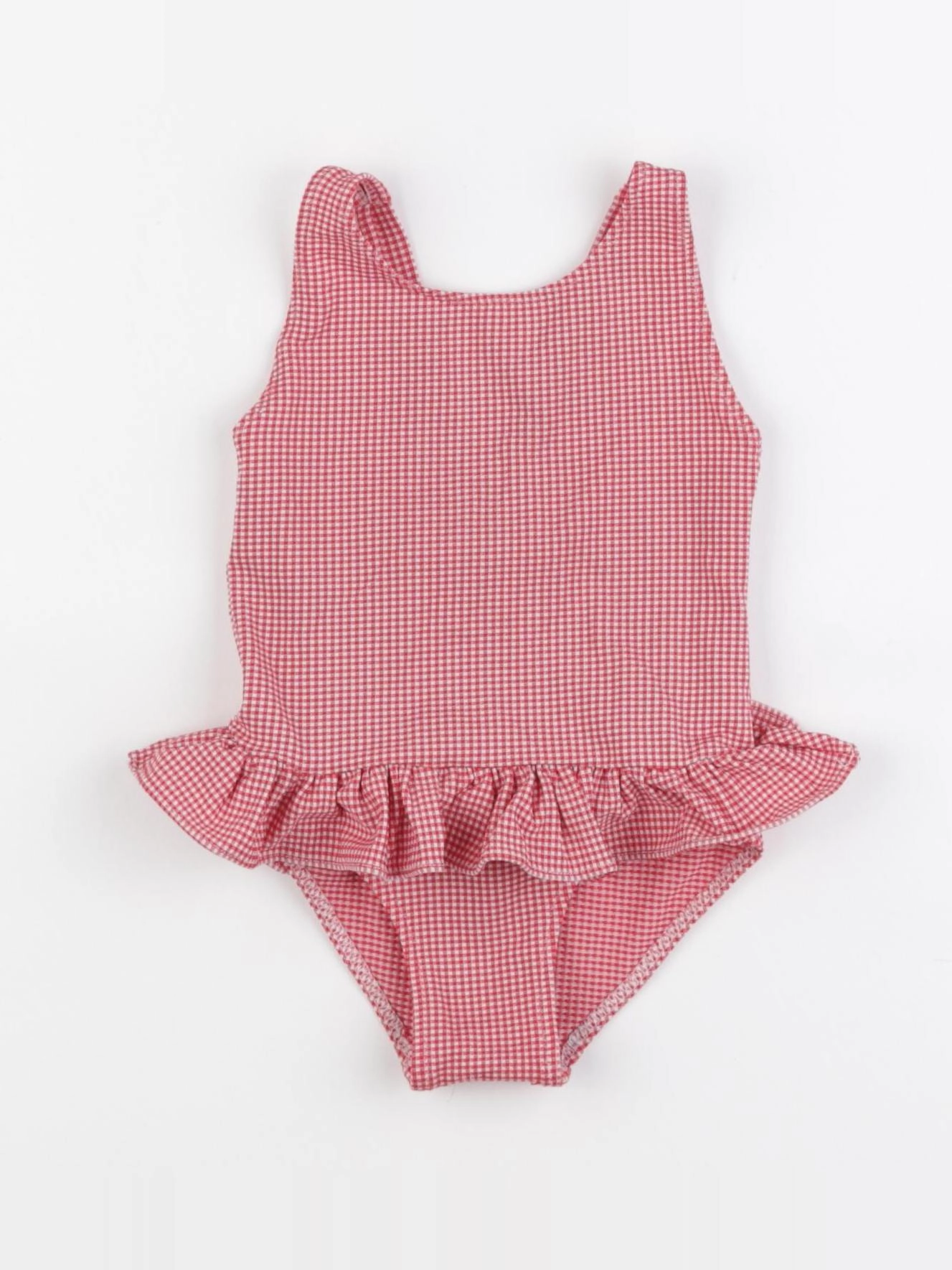 Boutchou - maillot de bain blanc, rouge - 18 mois