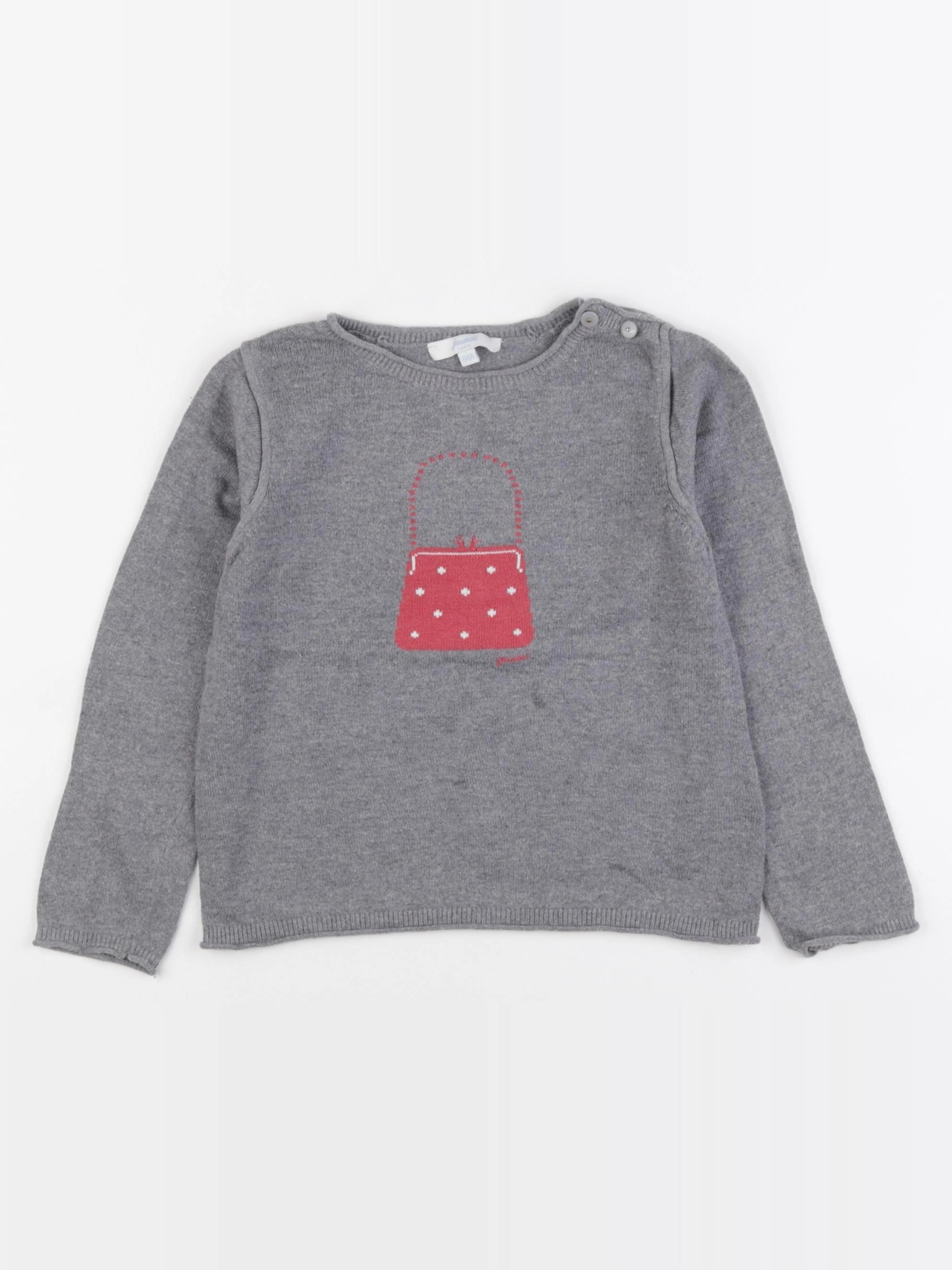 Jacadi - pull gris - 4 ans