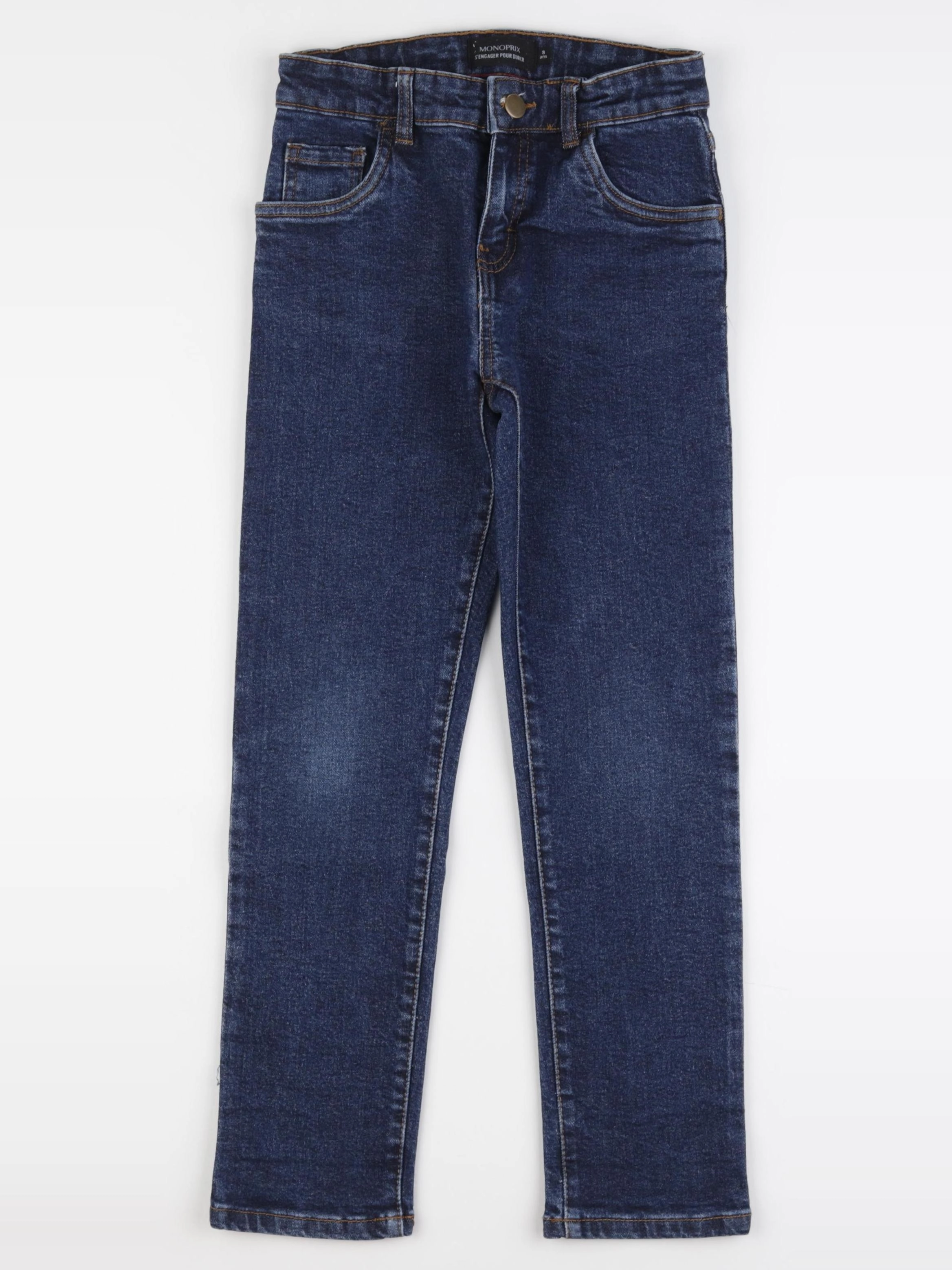 Monoprix - jean bleu - 8 ans