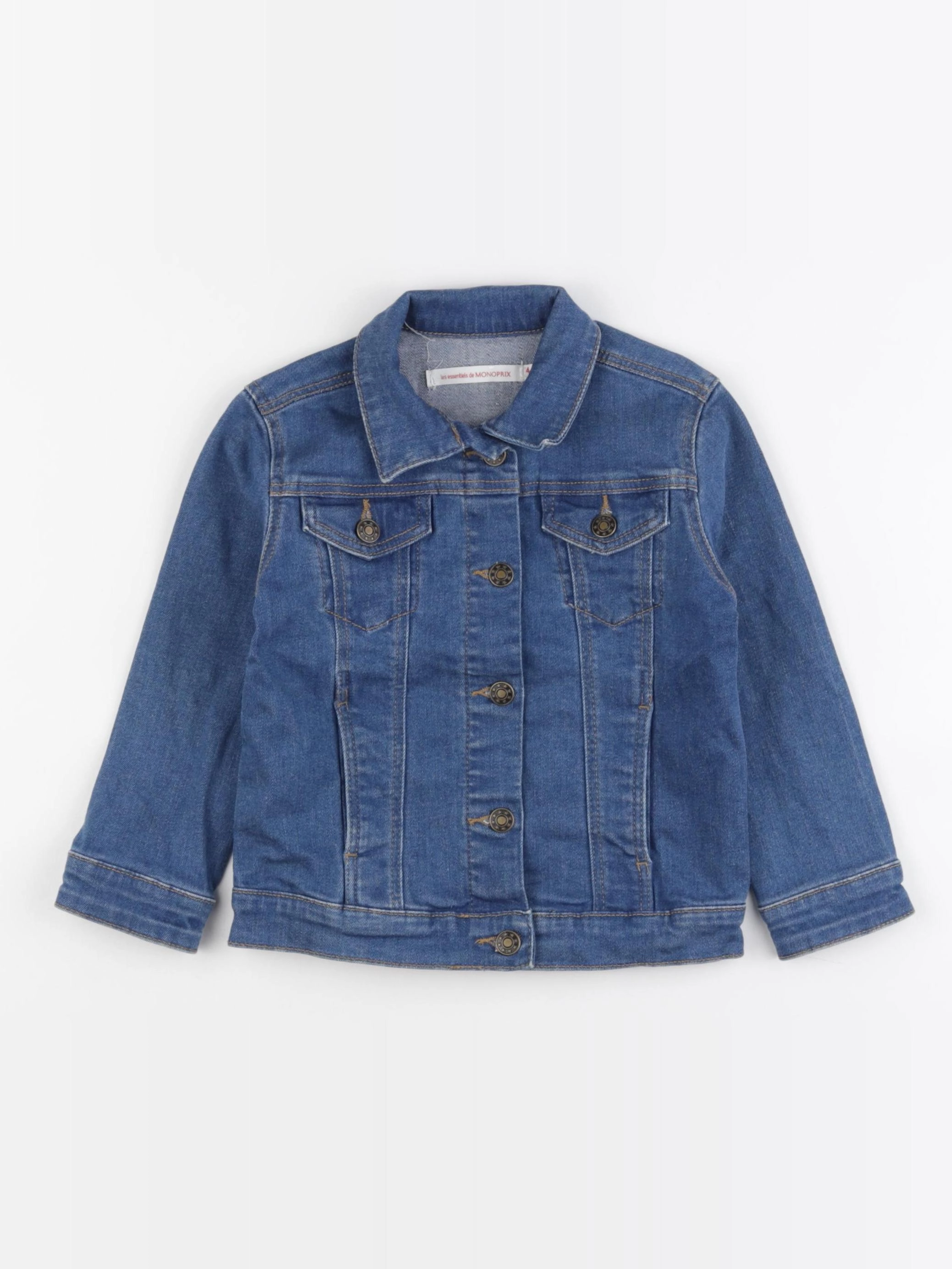 Monoprix - veste bleu - 4 ans