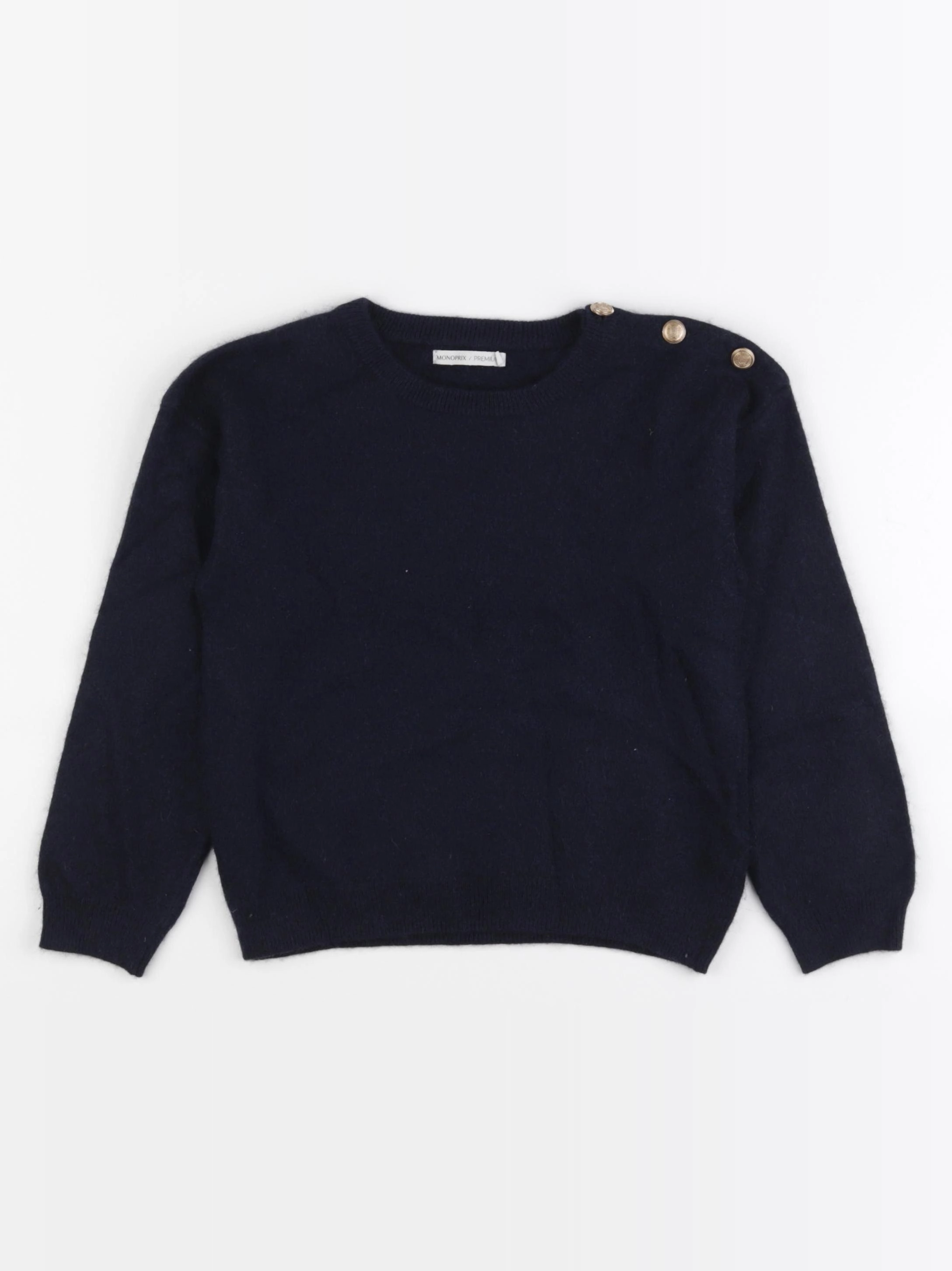Monoprix - pull bleu - 8 ans