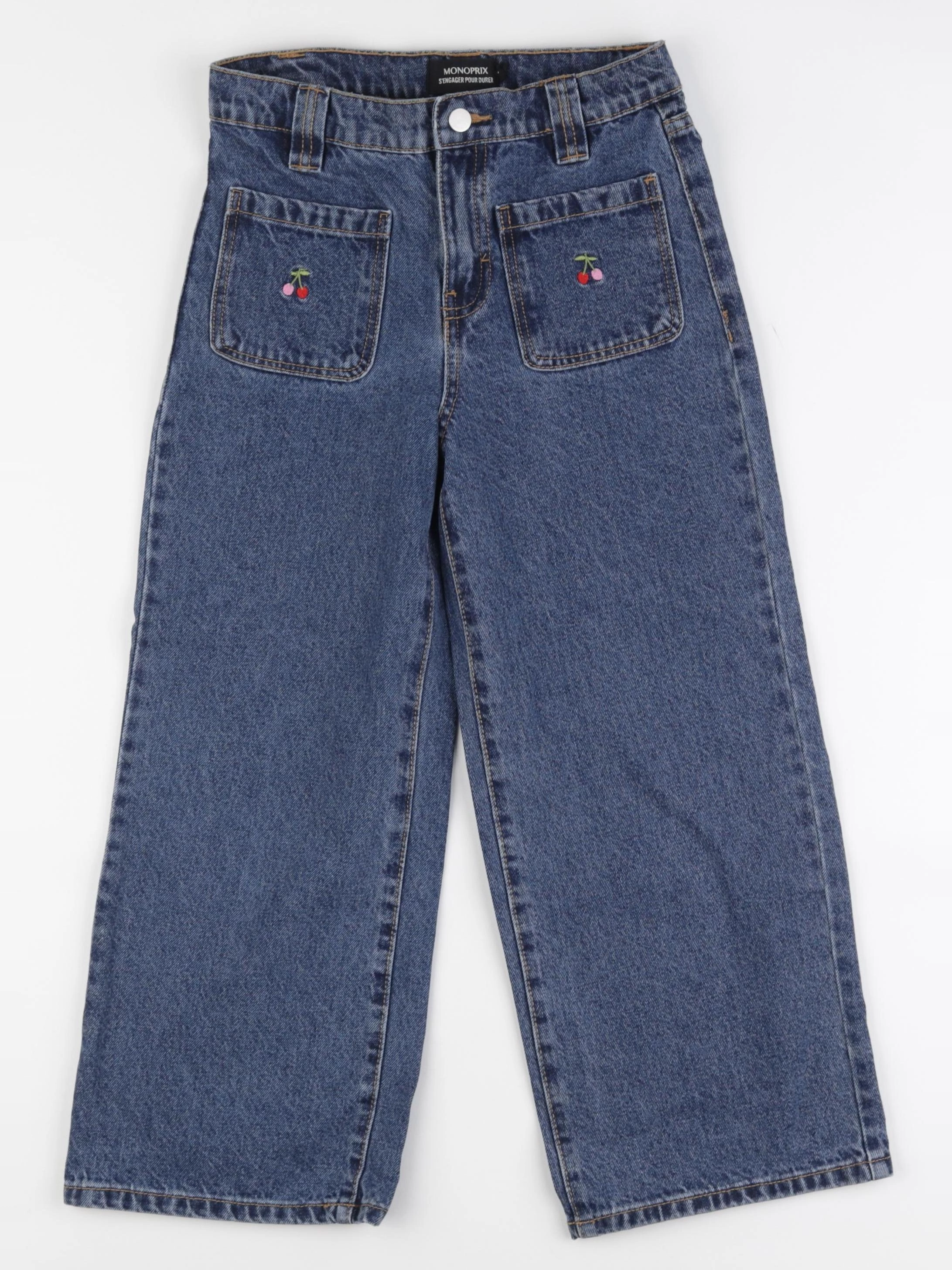 Monoprix - jean bleu - 8 ans