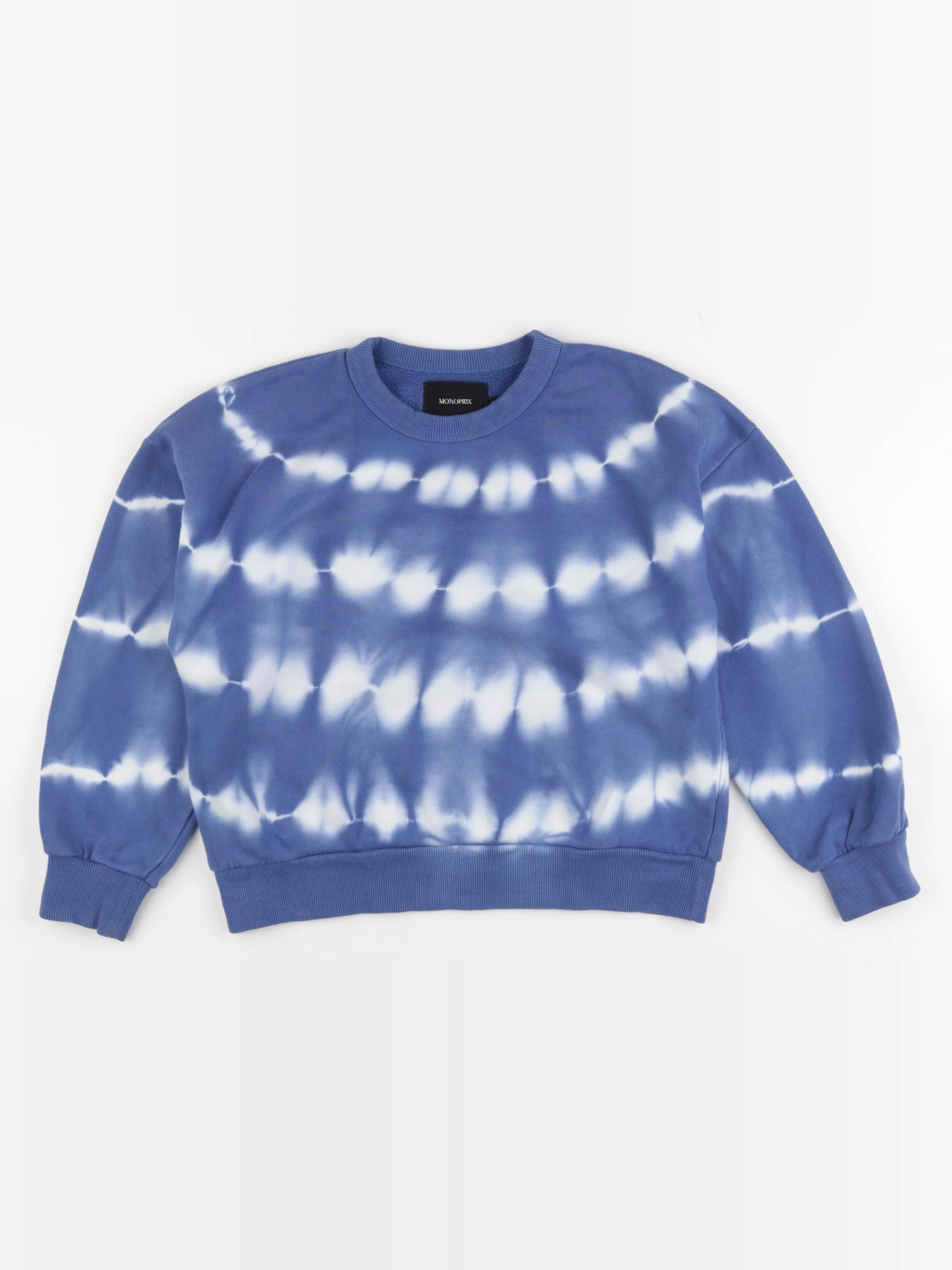 Monoprix - sweat bleu - 10 ans