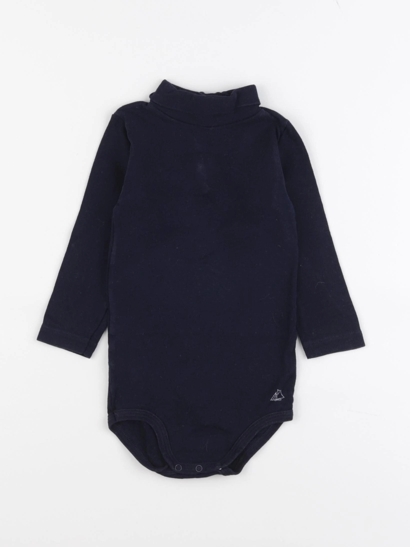 Petit Bateau - body à col bleu - 18 mois