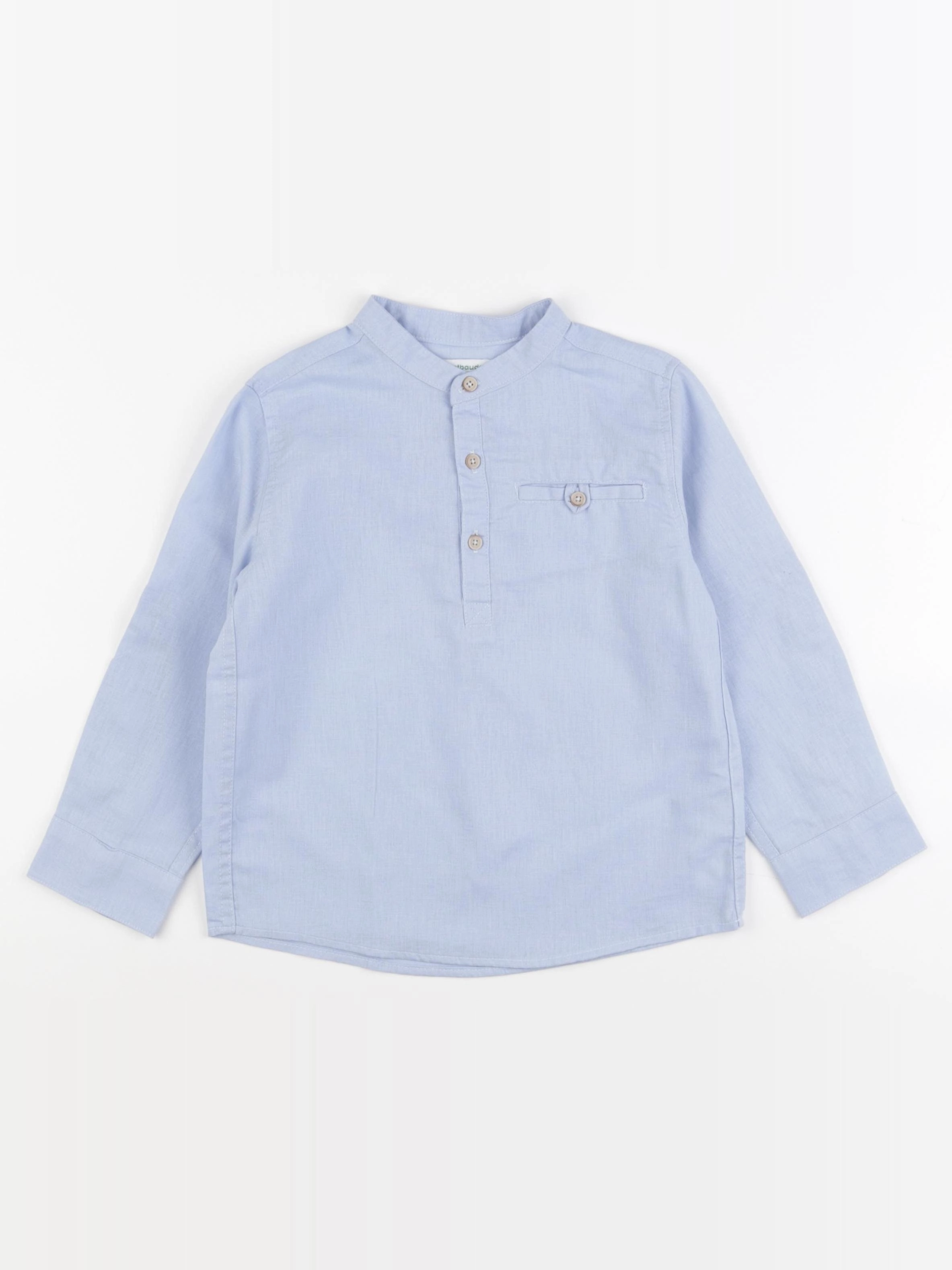 Vertbaudet - chemise bleu - 6 ans