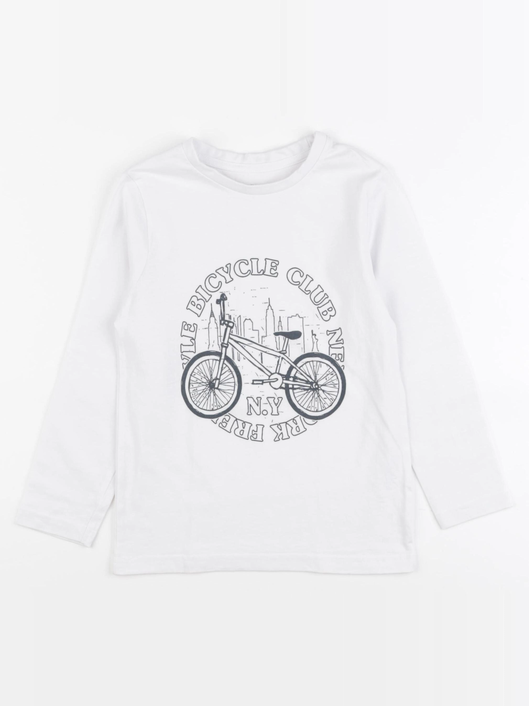 Vertbaudet - tee-shirt blanc - 6 ans
