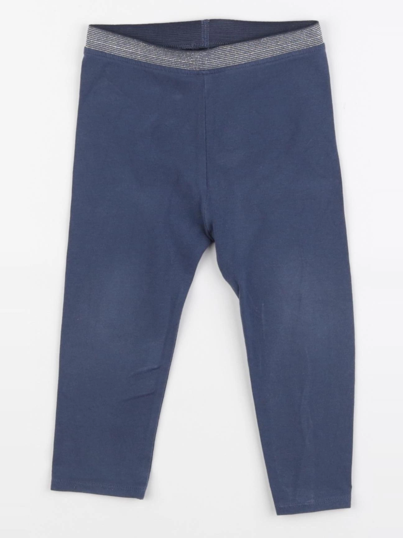 Vertbaudet - legging bleu - 24 mois